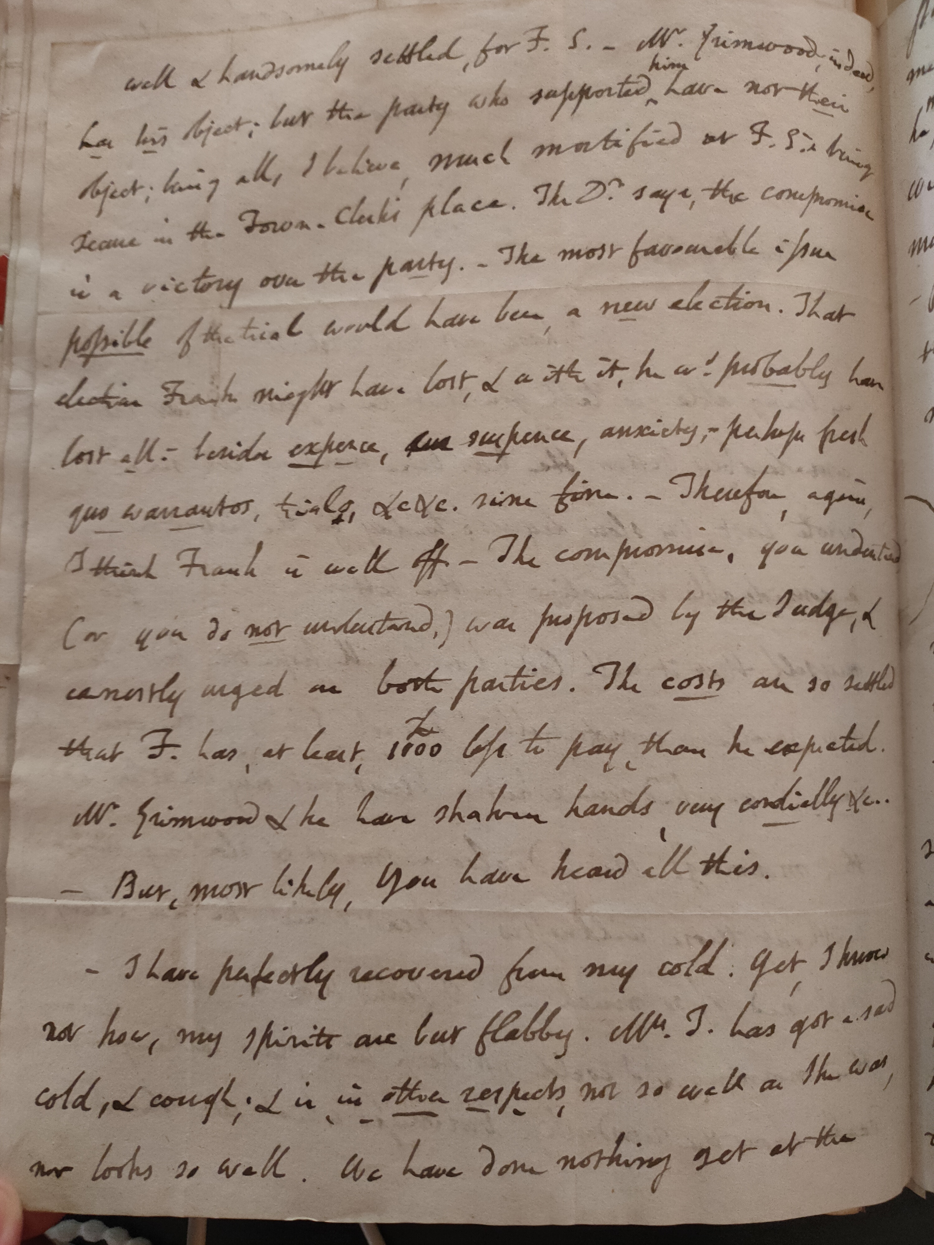Image #2 of letter: Thomas Twining to Daniel Twining, 15 March 1790