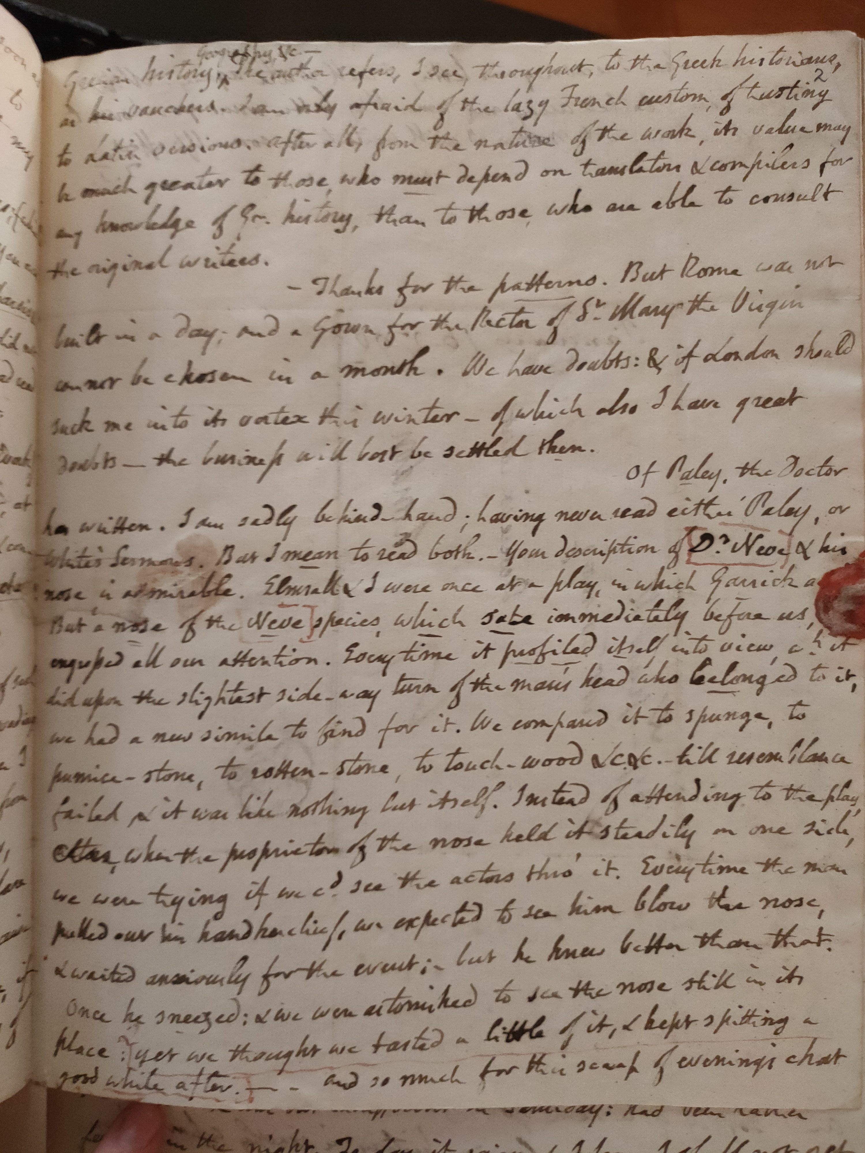 Image #3 of letter: Thomas Twining to Daniel Twining, 16 January 1790