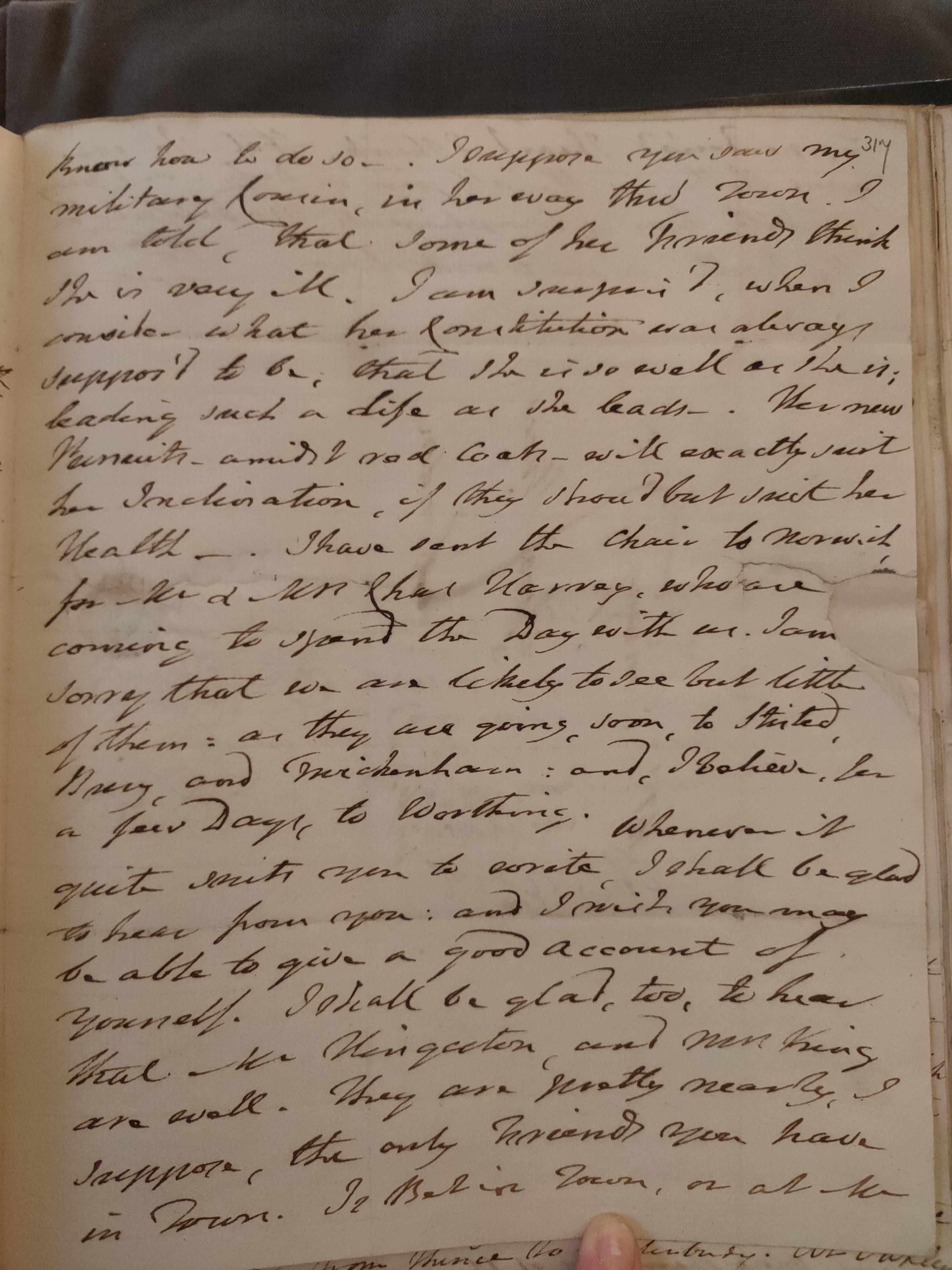 Image #3 of letter: Thomas Twining to Daniel Twining, 21 July 1799