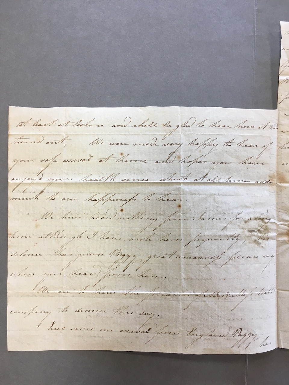 Image #2 of letter: James Miller to James Watt (II), 16 November 1792