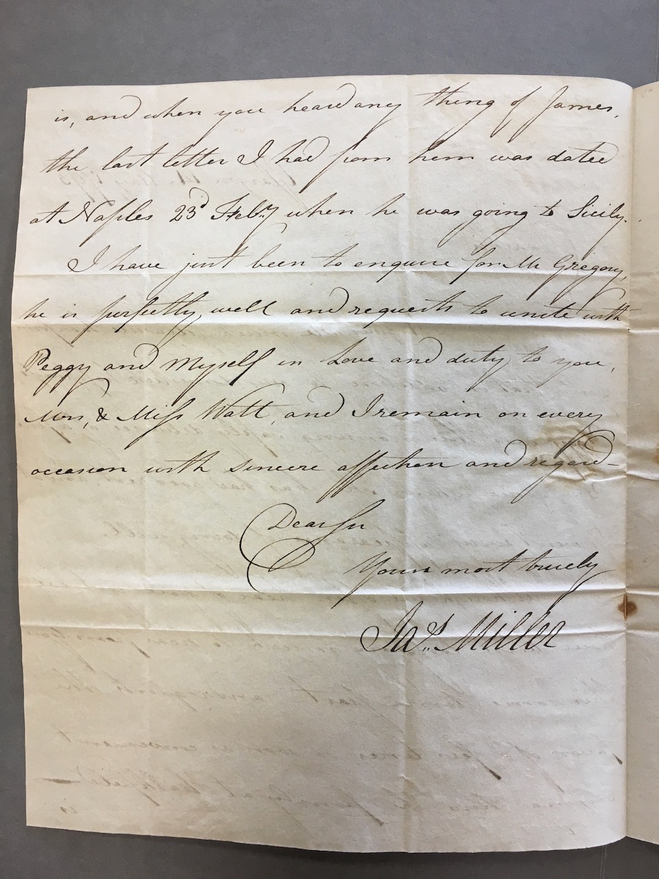 Image #2 of letter: James Miller to James Watt (II), 14 May 1793