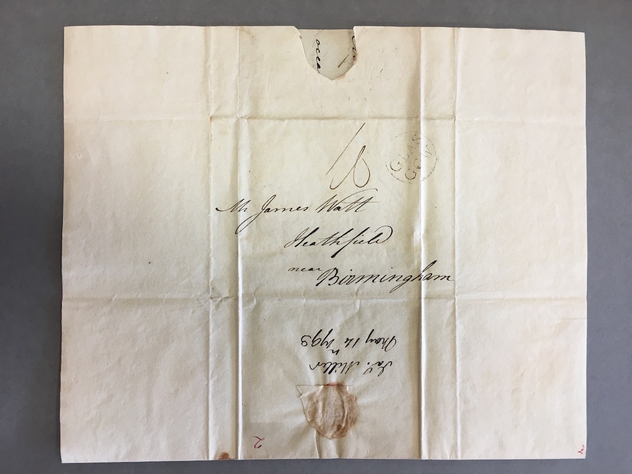 Image #3 of letter: James Miller to James Watt (II), 14 May 1793