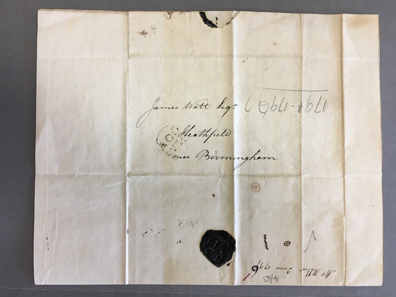 Image #3 of letter: James Miller to James Watt (II), 14 June 1796