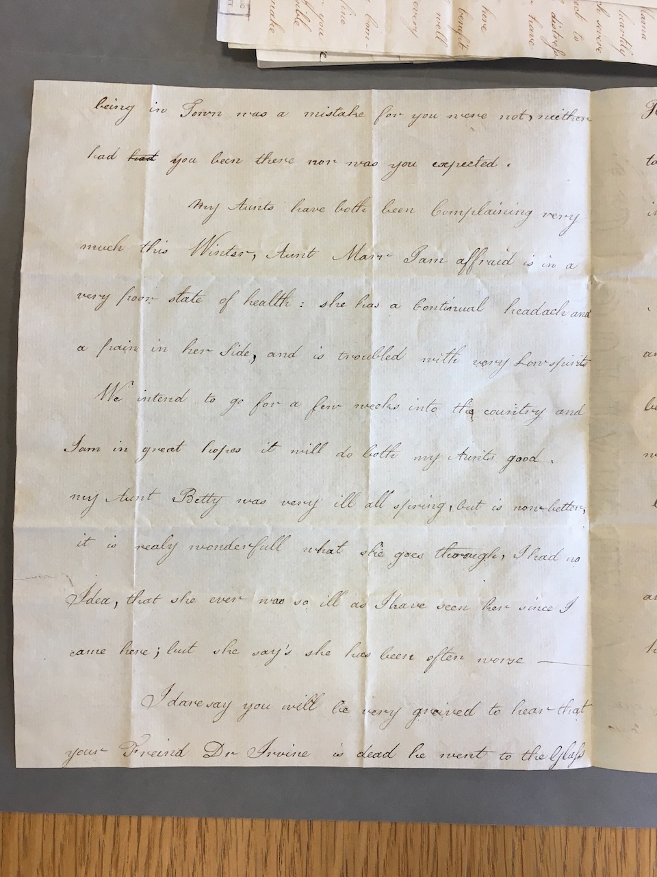Image #2 of letter: Margaret Watt (II) to James Watt (II), 14 July 1787