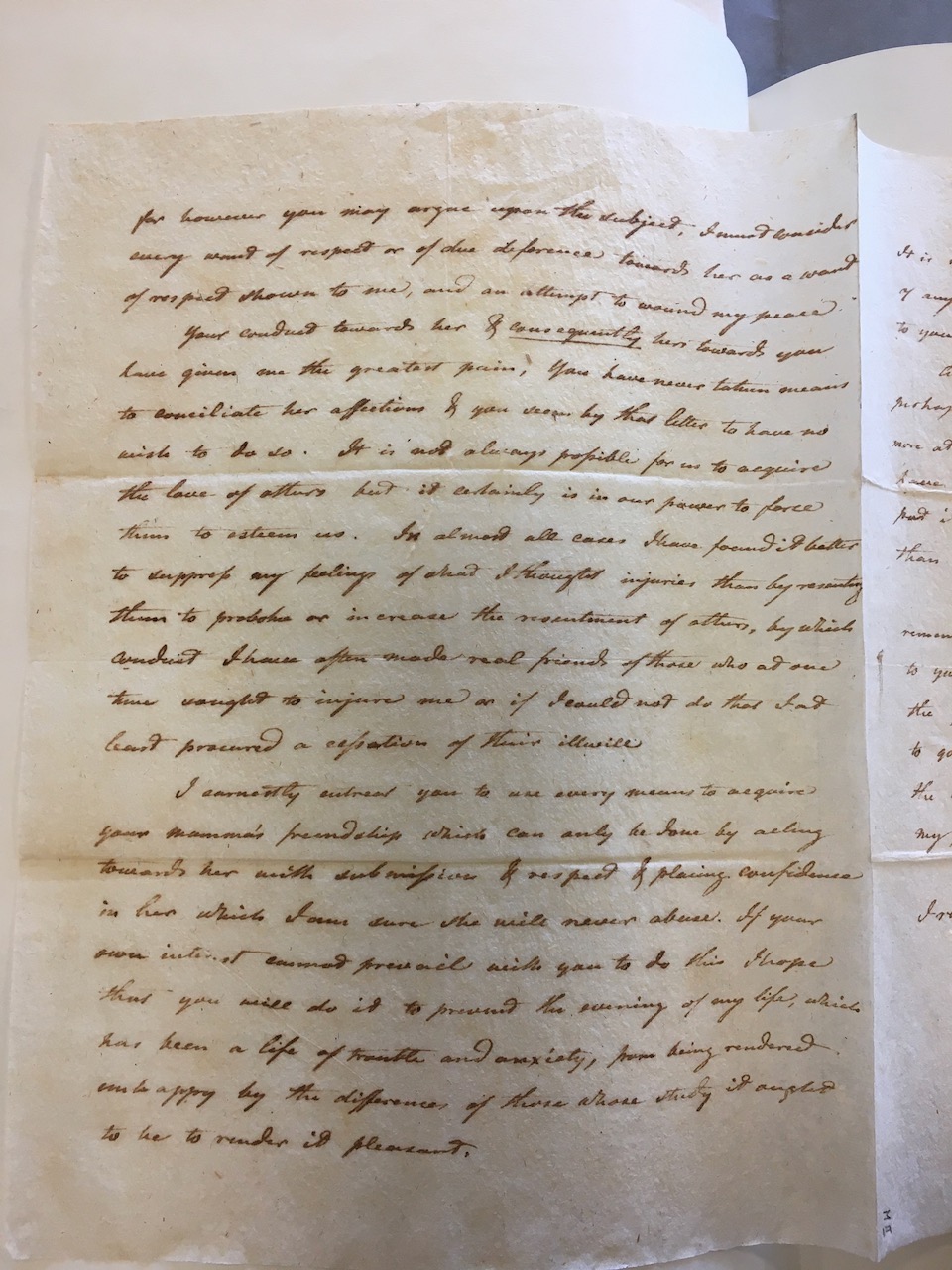 Image #2 of letter: James Watt (II) to Margaret Watt (II), 28 August 1787