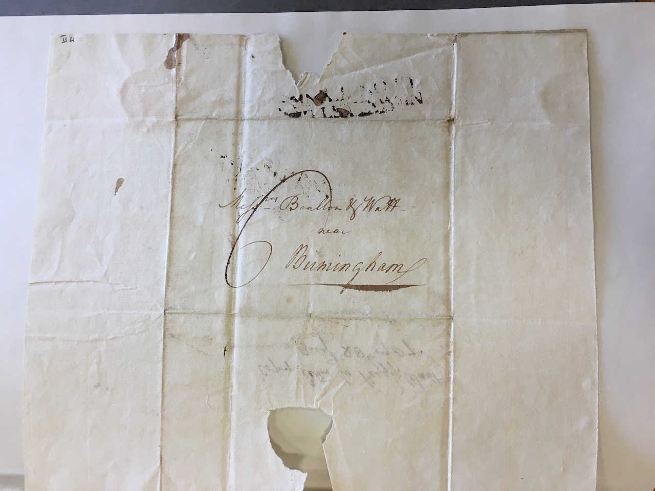 Image #4 of letter: Margaret Watt (II) to James Watt (II), 18 September 1787
