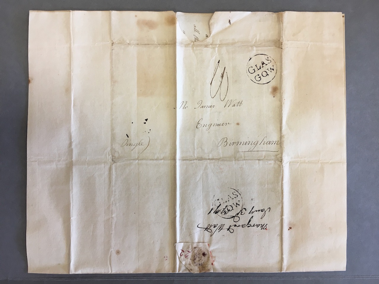 Image #3 of letter: Margaret Watt (II) to James Watt (II), 3 January 1791