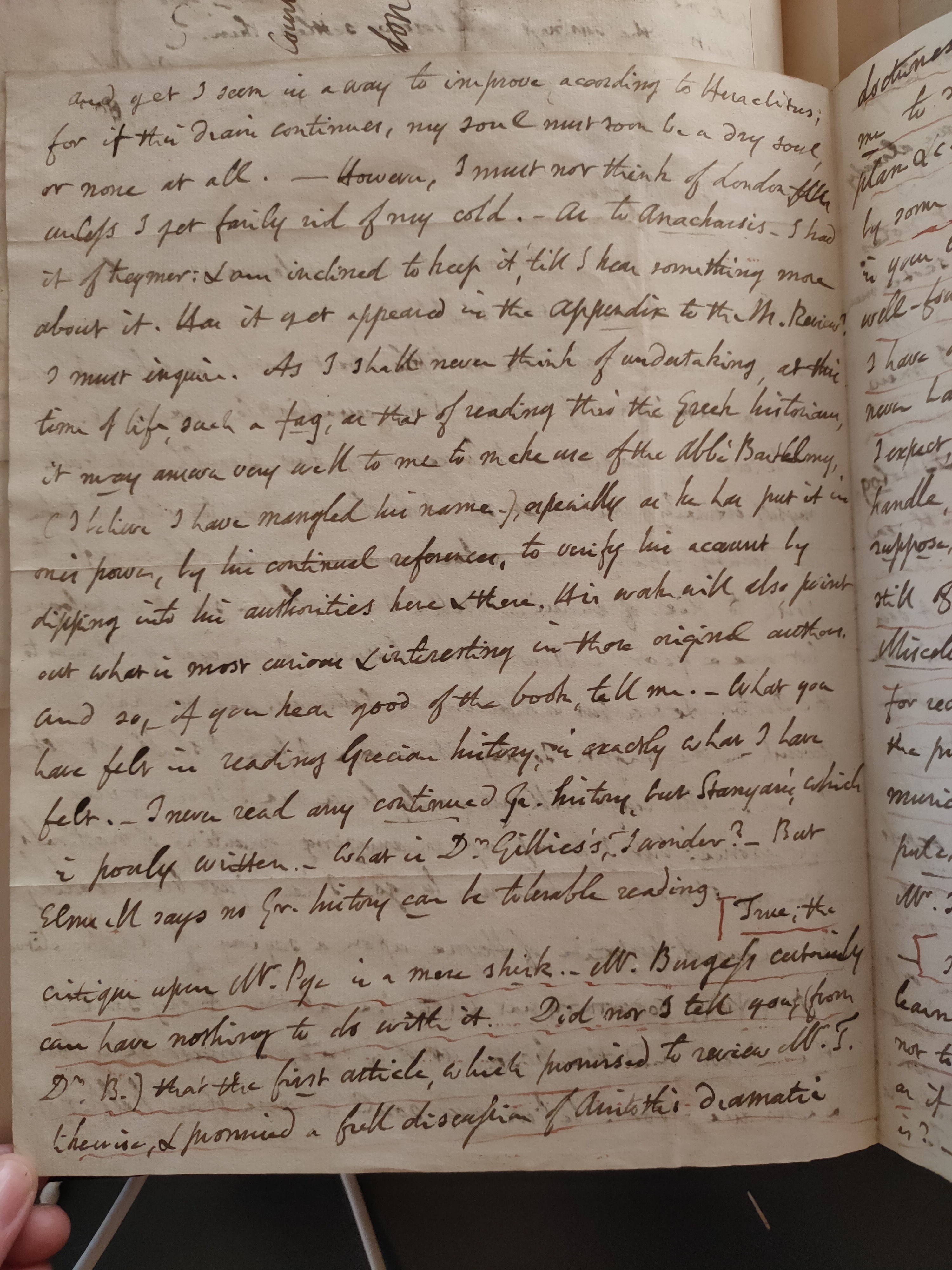 Image #2 of letter: Thomas Twining to Daniel Twining, 25 January 1790