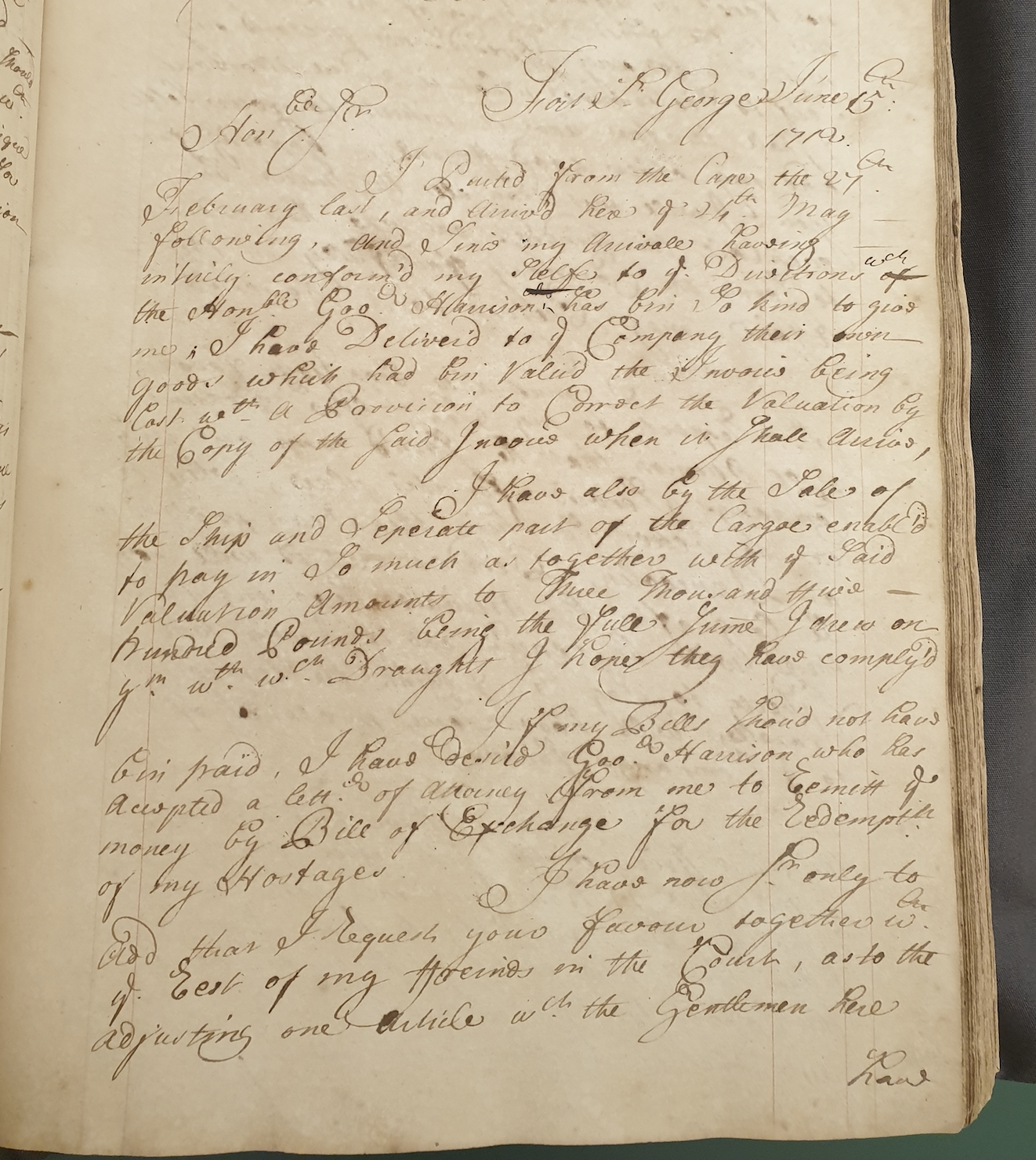 Image #3 of letter: Joseph Collet to John Bedwell, 15 June 1712