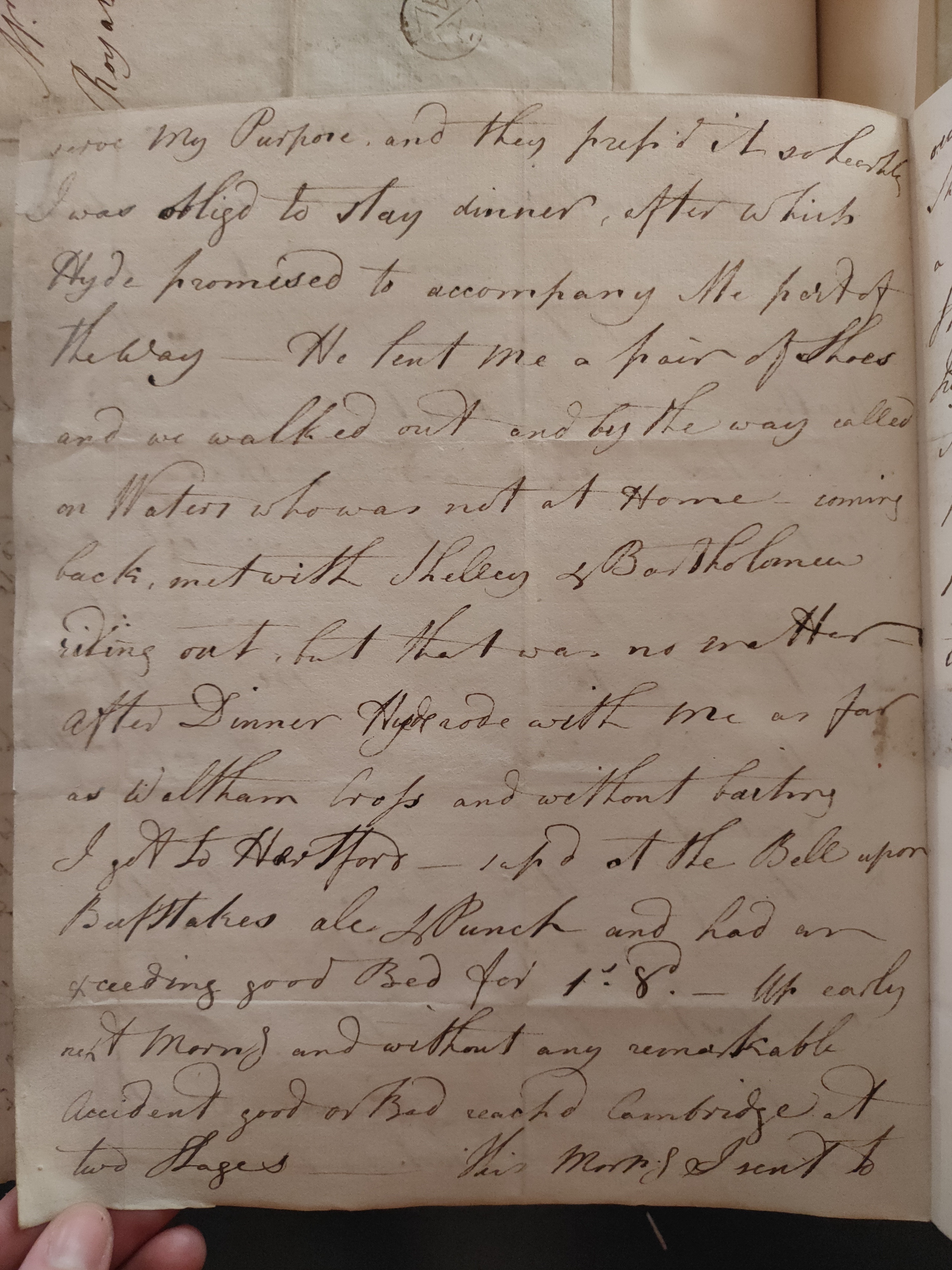 Image #2 of letter: Richard Cumberland to George Cumberland, 25 August 1775