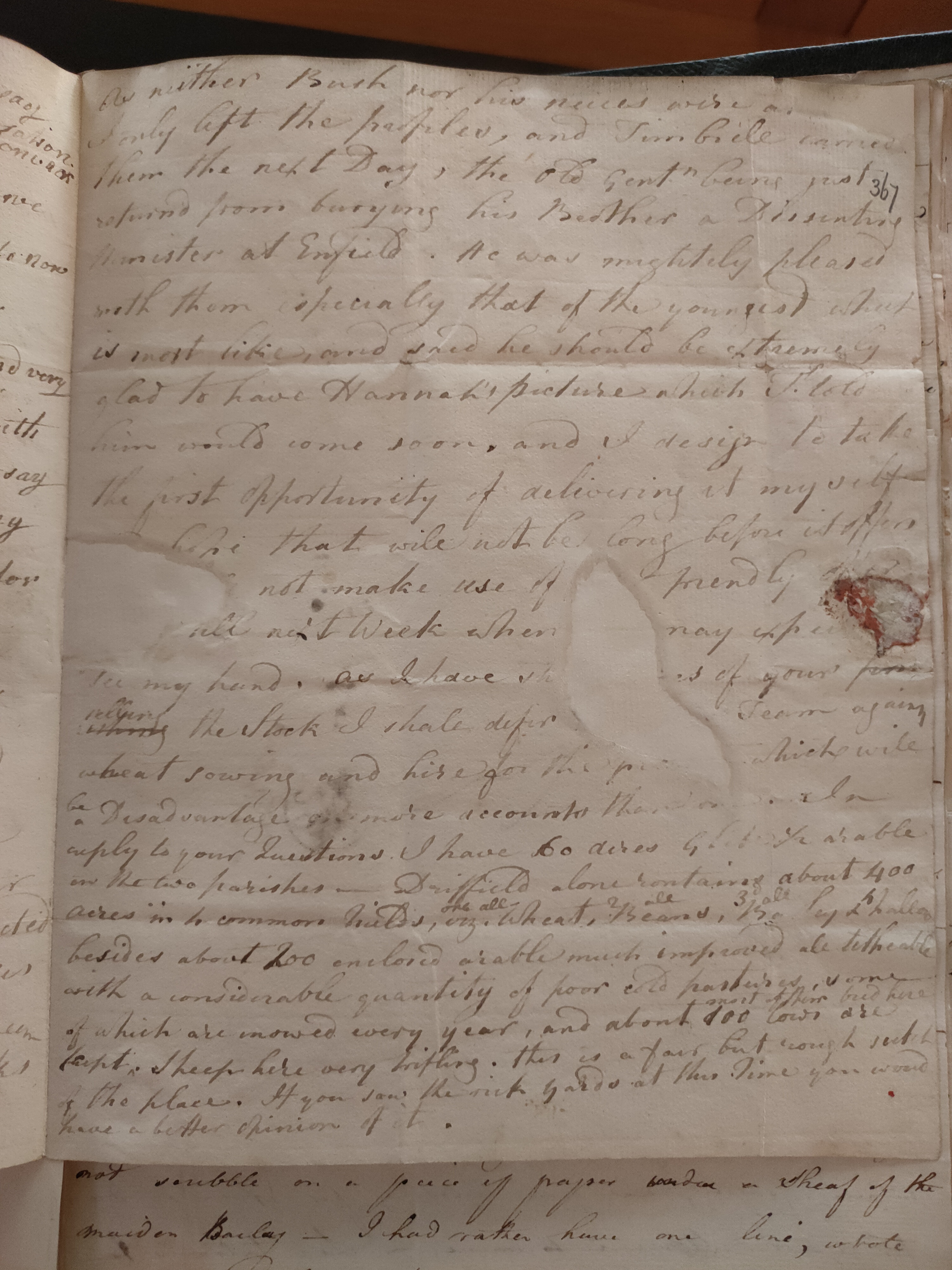 Image #3 of letter: Elizabeth Cumberland and Richard Cumberland to George Cumberland, 26 September 1777