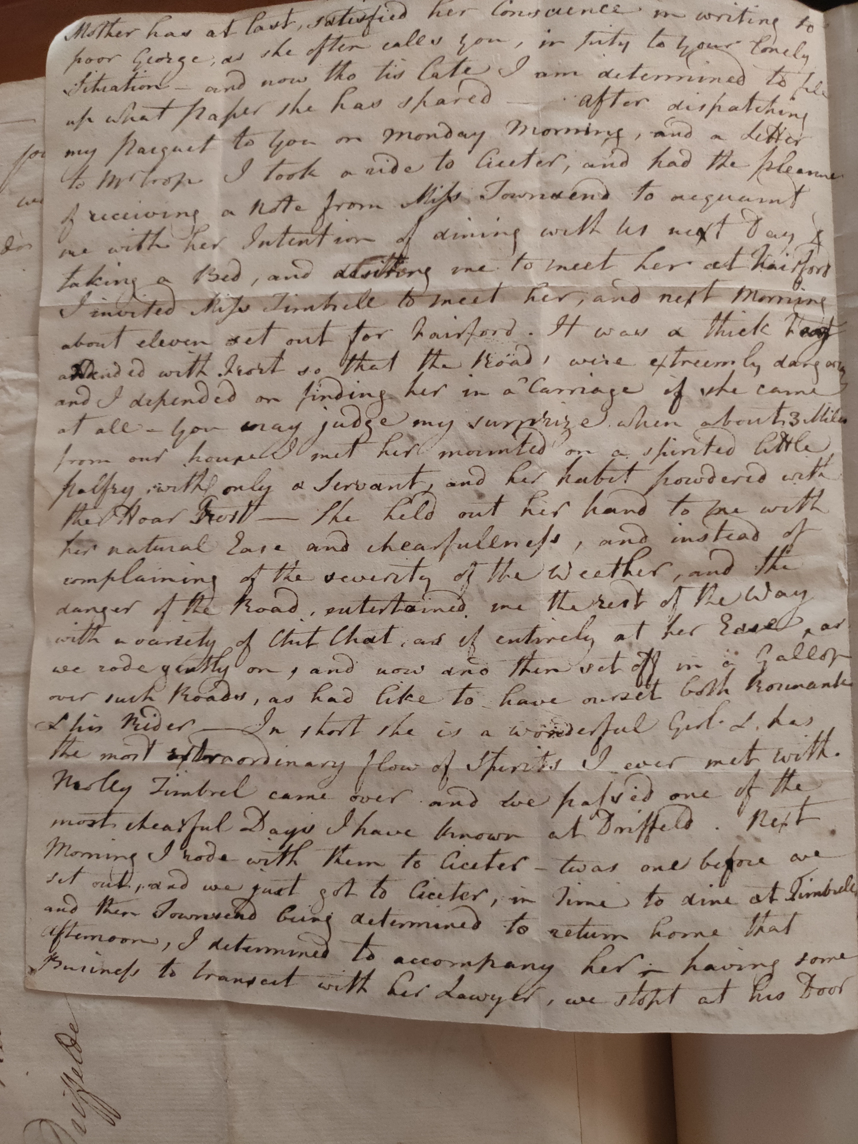 Image #2 of letter: Elizabeth Cumberland and Richard Cumberland to George Cumberland, 29 December 1777
