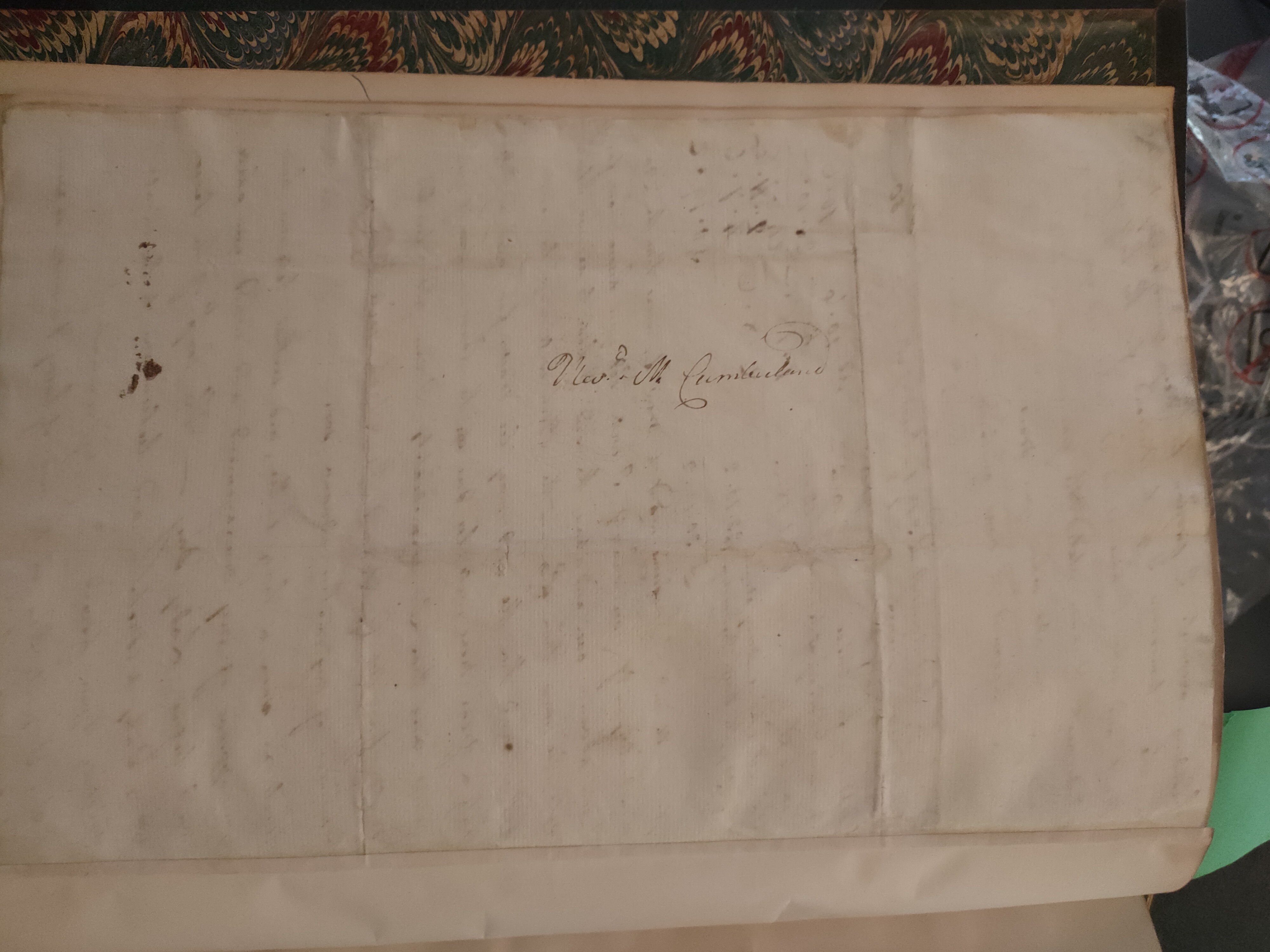 Image #4 of letter: George Cumberland to Revd Richard Cumberland, 1 Jan 1778