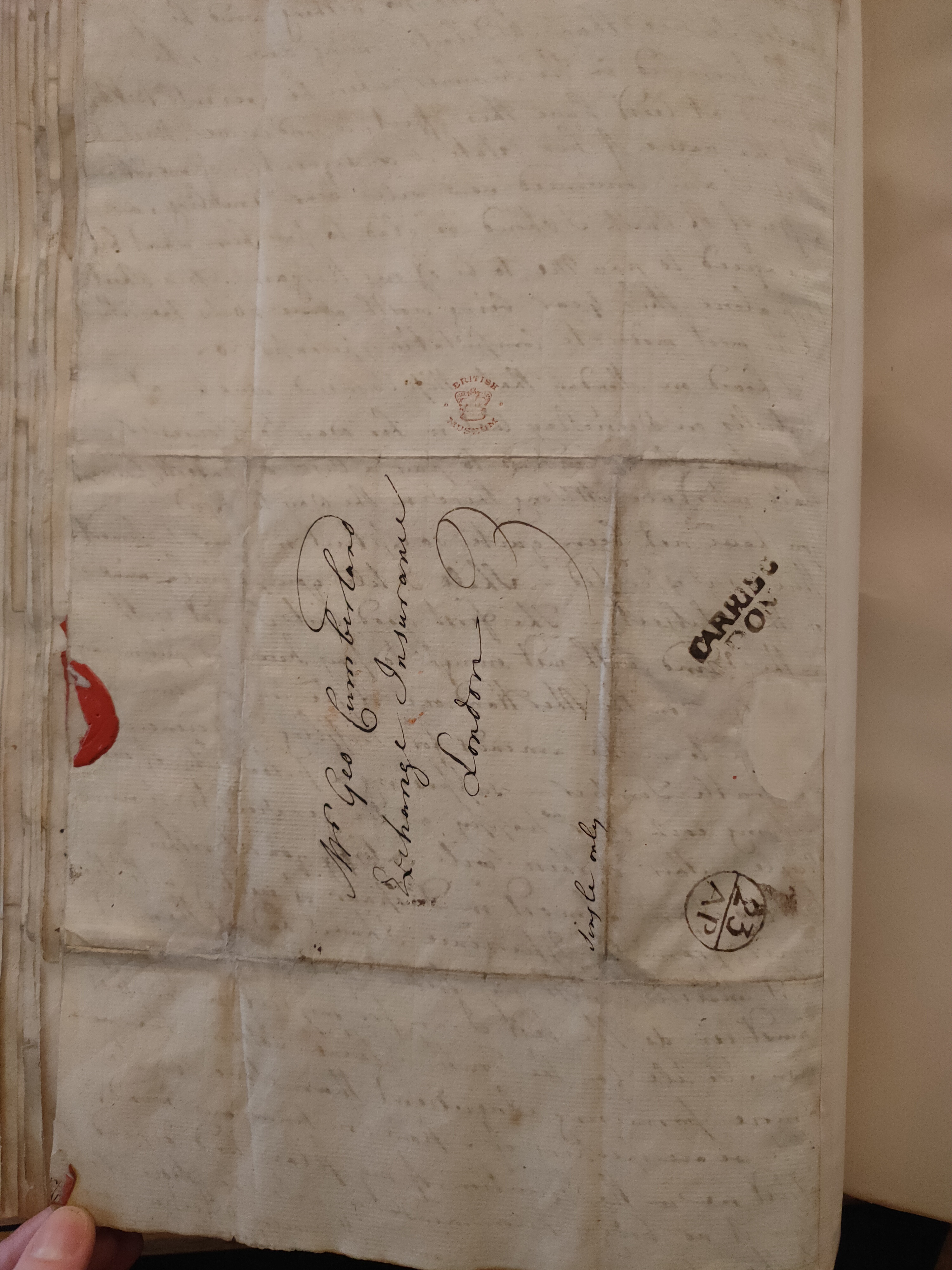 Image #4 of letter: Revd Richard Cumberland to George Cumberland, 20 April 1778