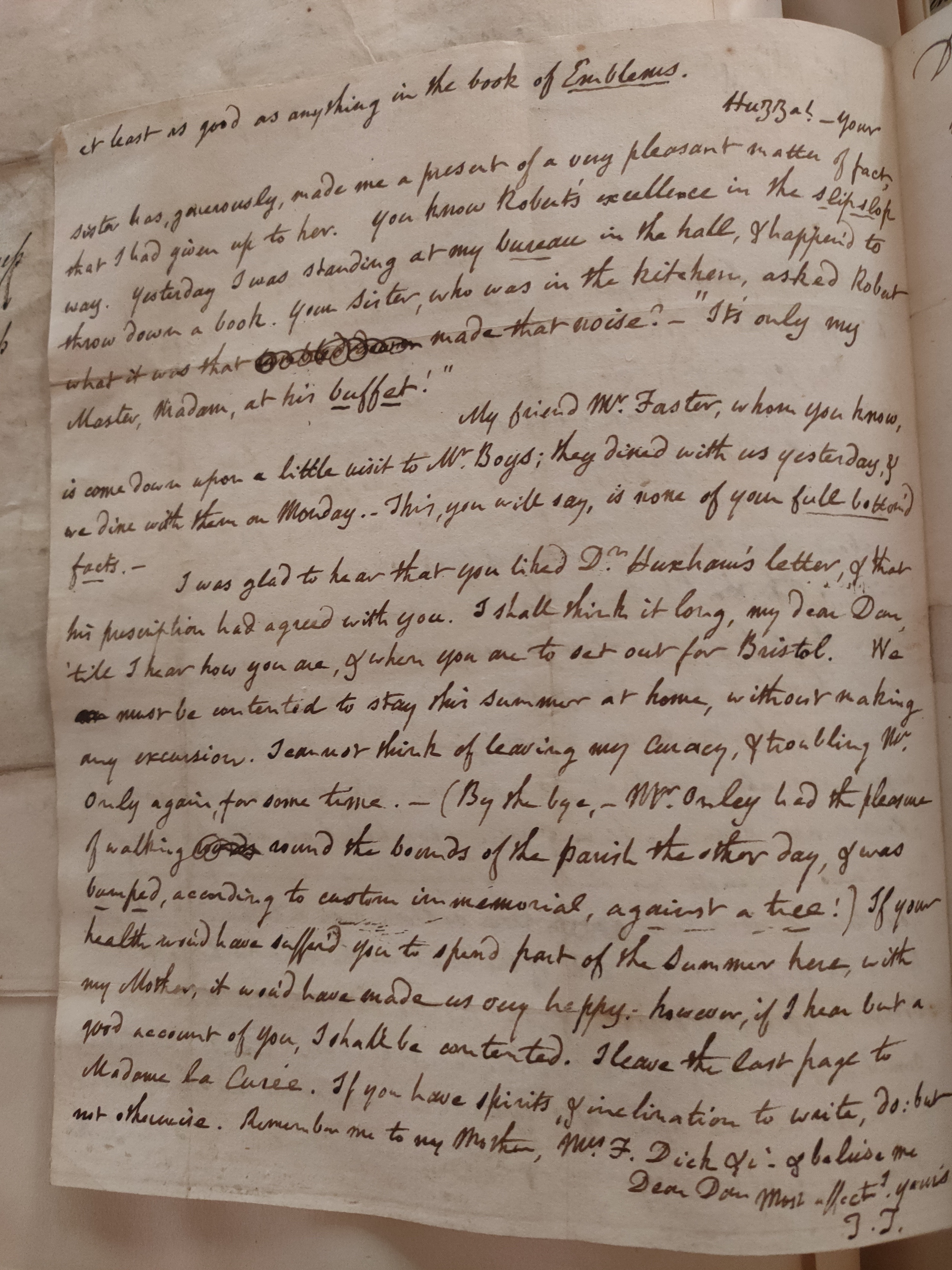 Image #2 of letter: Thomas and Elizabeth Twining to Daniel Twining, 17 May 1765