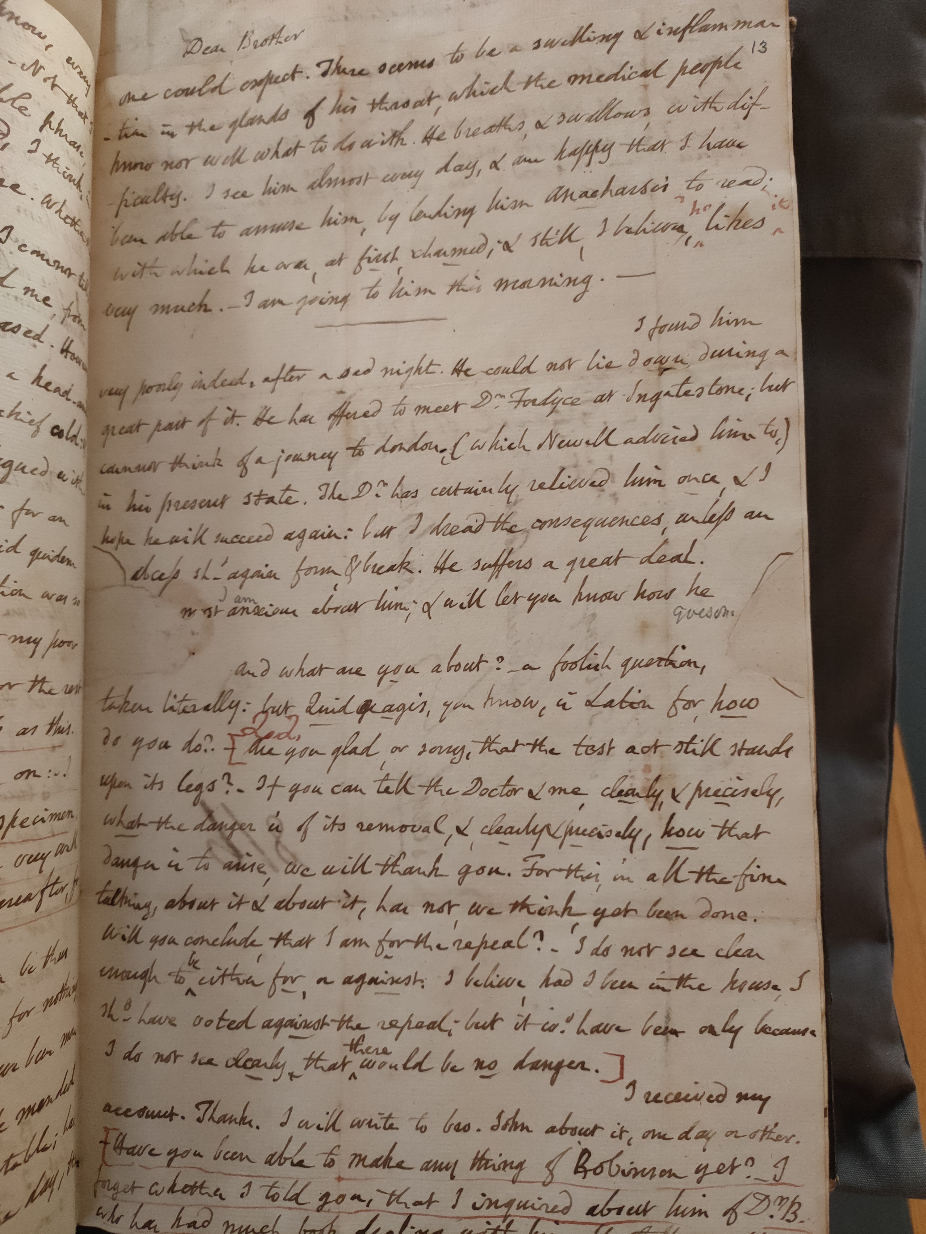Image #3 of letter: Thomas Twining to Daniel Twining, 8 March 1790