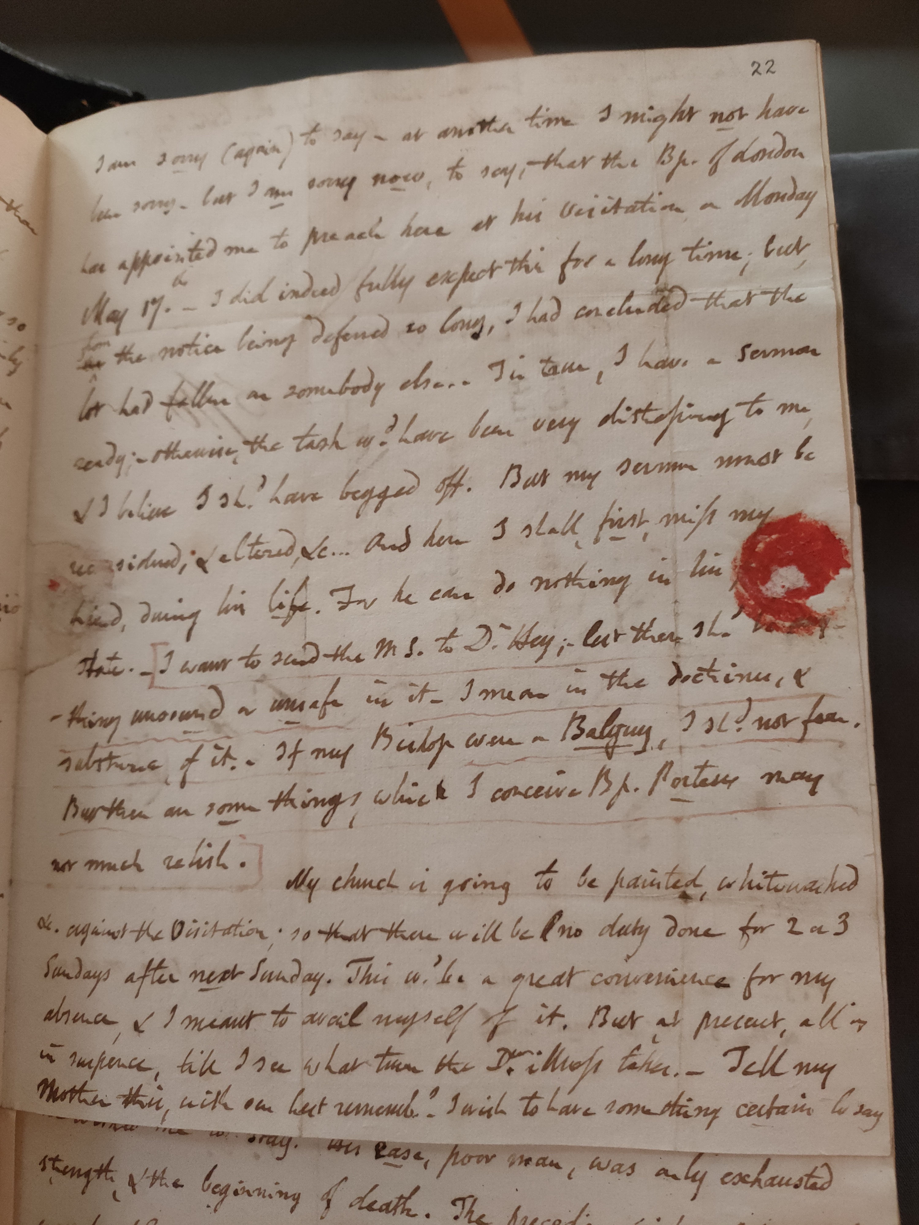 Image #3 of letter: Thomas Twining to Daniel Twining, 5 April 1790