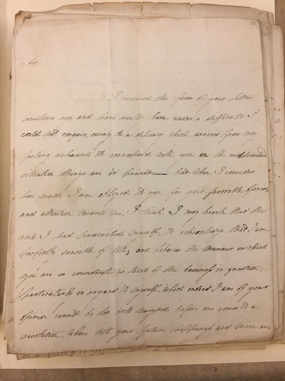 Image #2 of letter: Christina Findlay to David Anderson, 24 January 1788