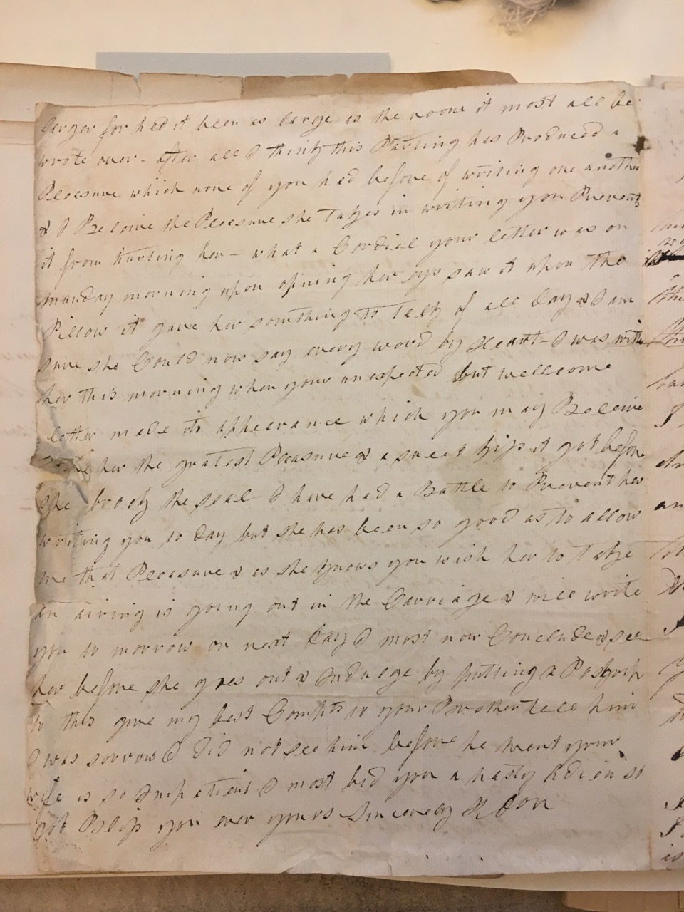 Image #2 of letter: Anne Don and Christina Anderson to David Anderson, 18 May 1789