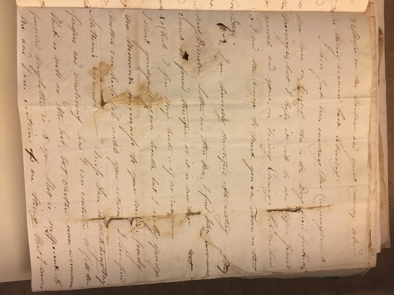 Image #1 of letter: David Anderson to Christina Anderson, 13 July 1794
