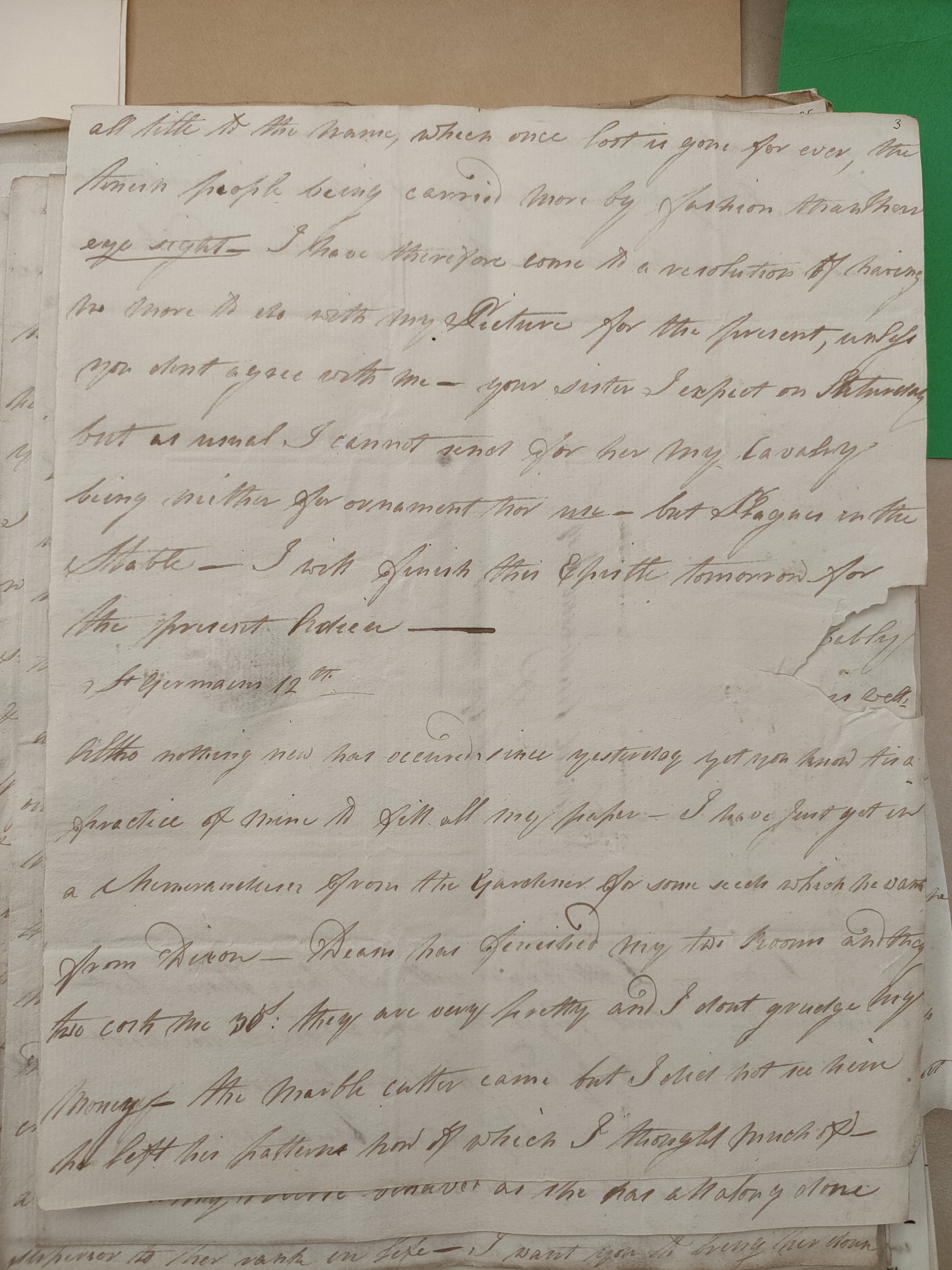 Image #5 of letter: Christina Findlay to David Anderson, 11 & 12 February 1790