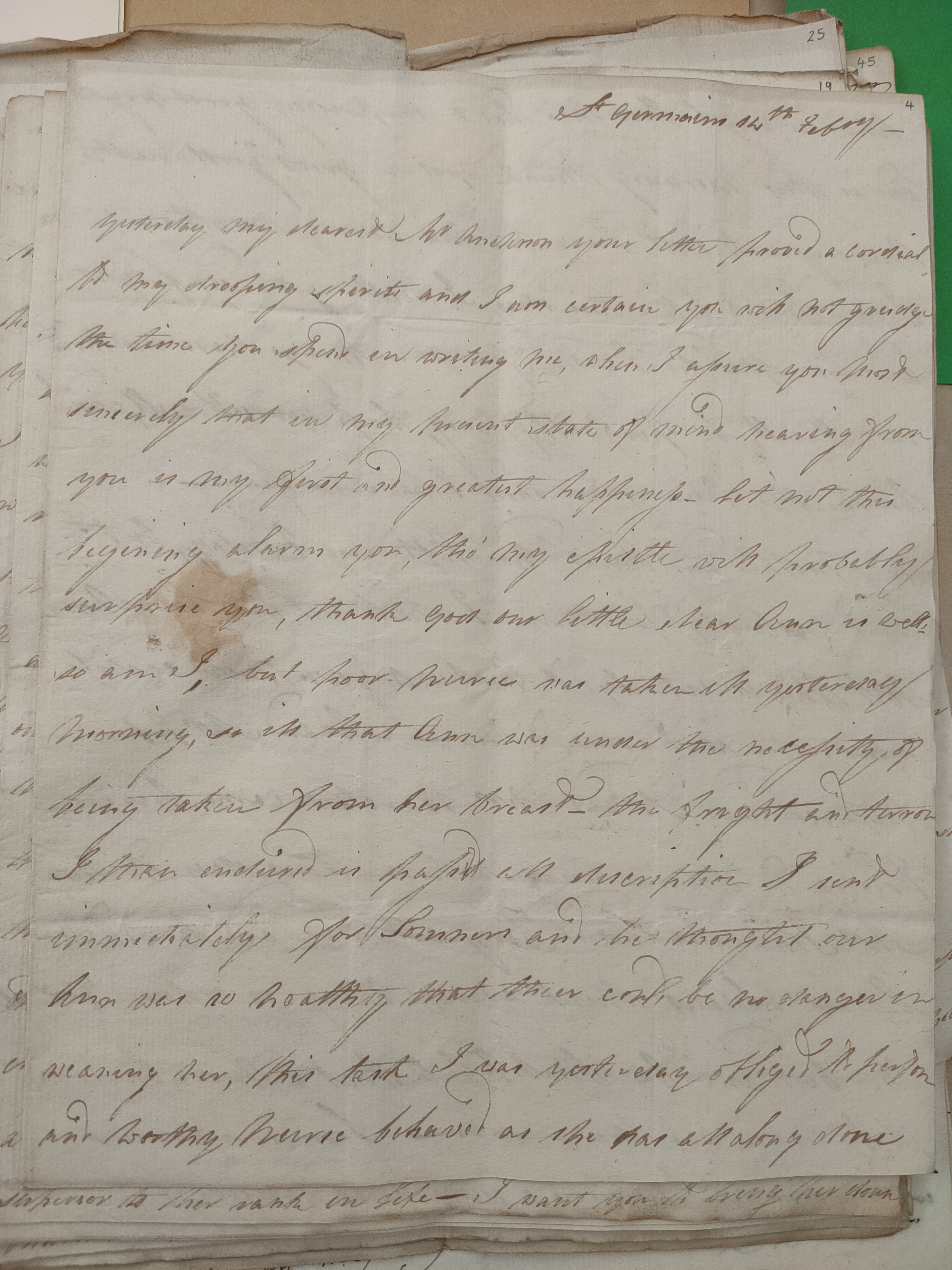 Image #1 of letter: Christina Findlay to David Anderson, 14 February 1790