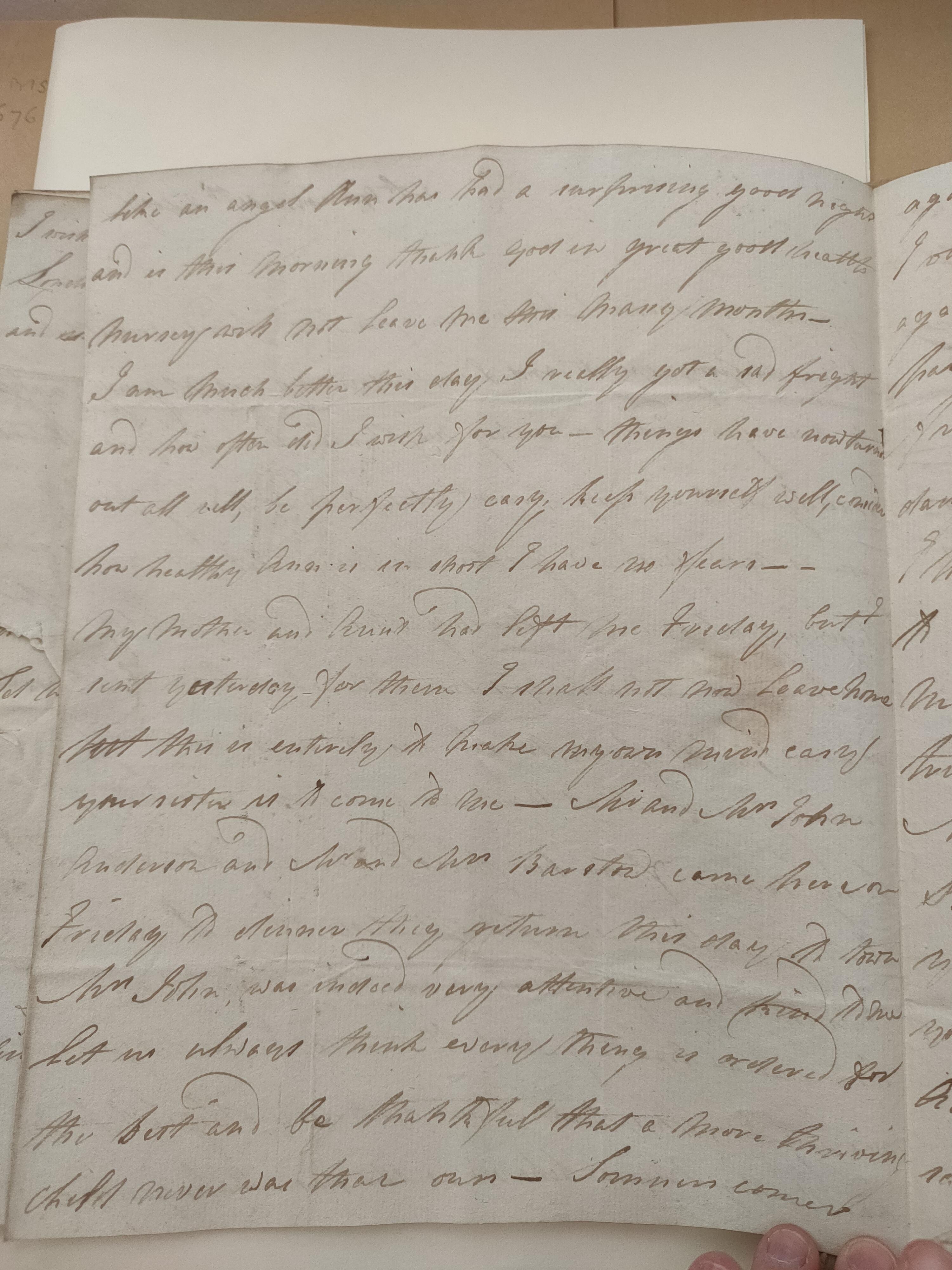 Image #2 of letter: Christina Findlay to David Anderson, 14 February 1790