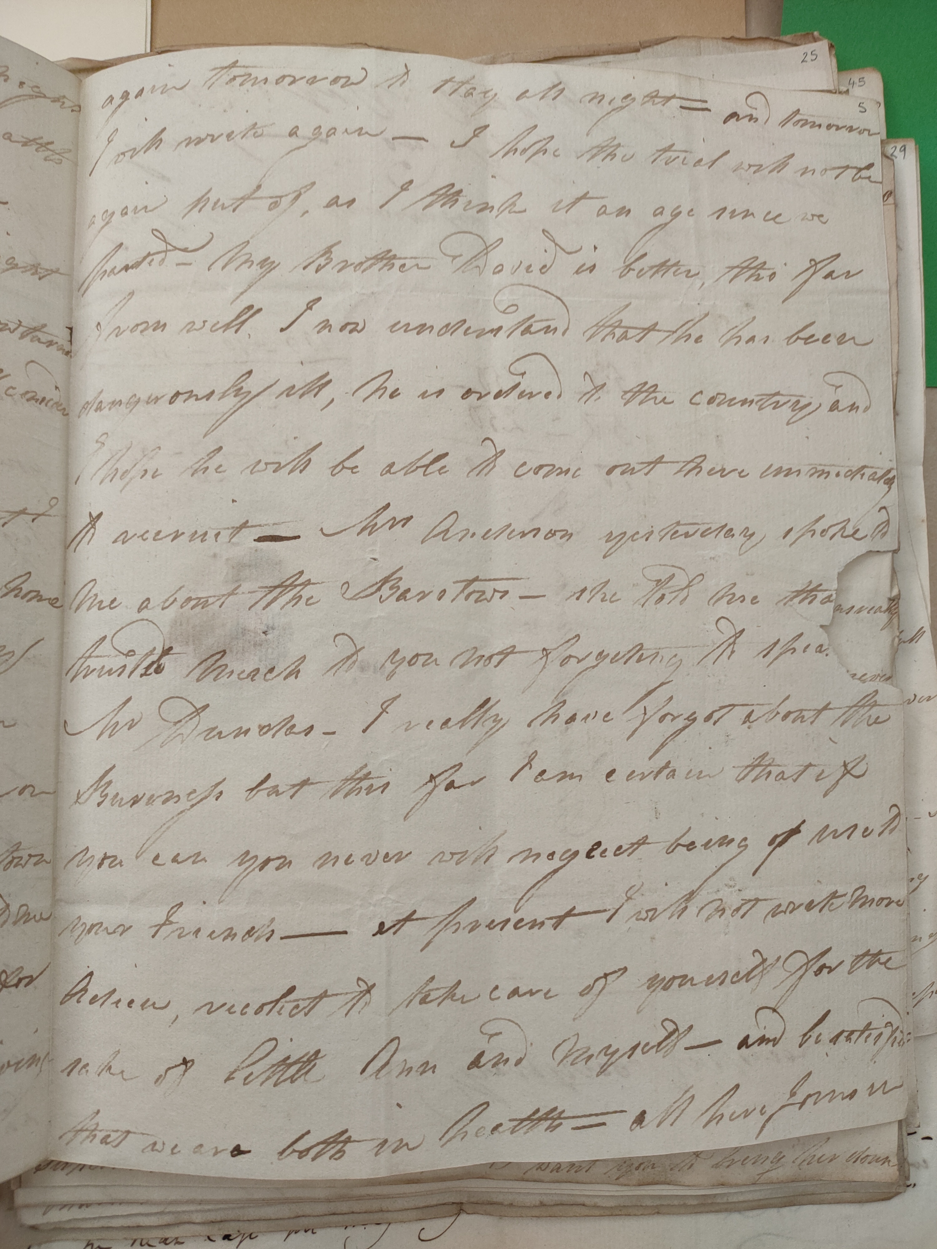 Image #3 of letter: Christina Findlay to David Anderson, 14 February 1790