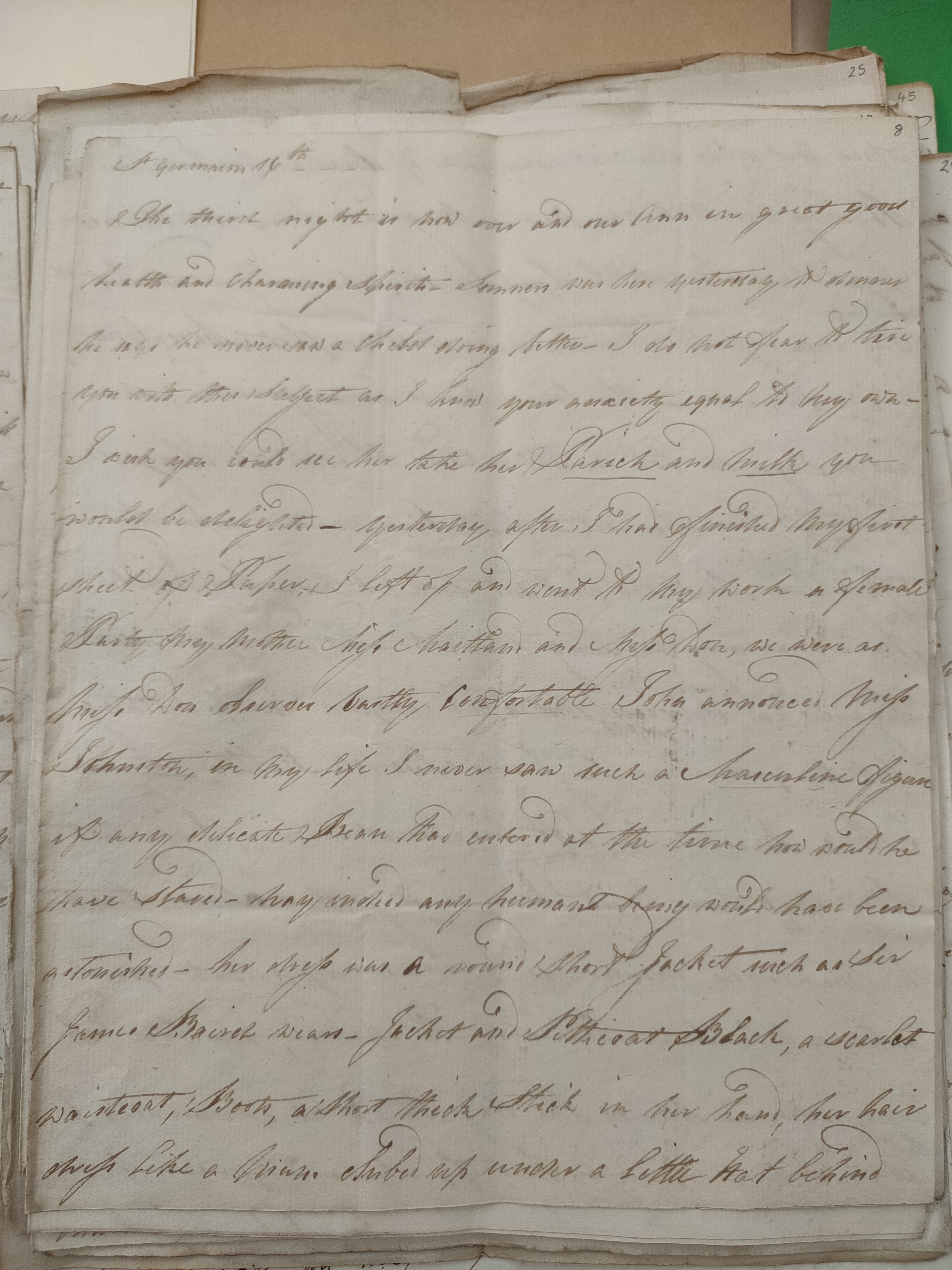 Image #1 of letter: Christina Findlay to David Anderson, 14 [?February] 1790