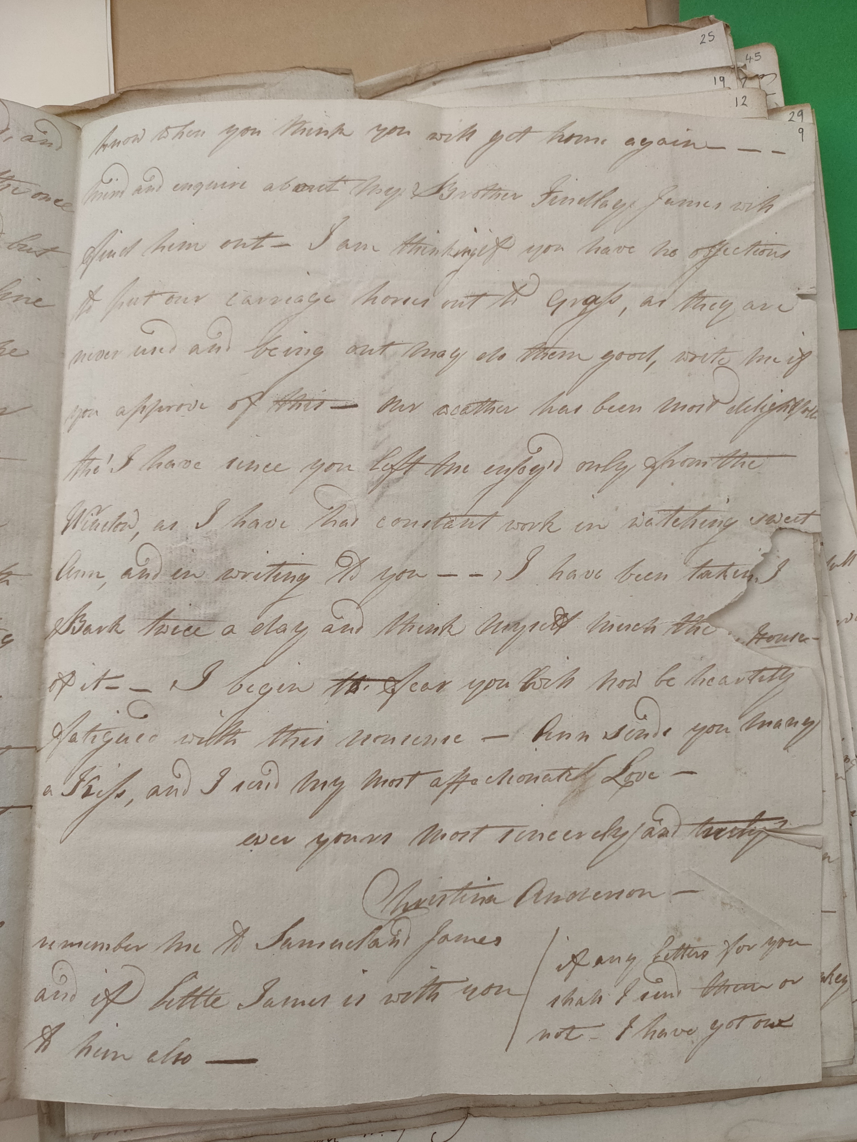 Image #3 of letter: Christina Findlay to David Anderson, 14 [?February] 1790
