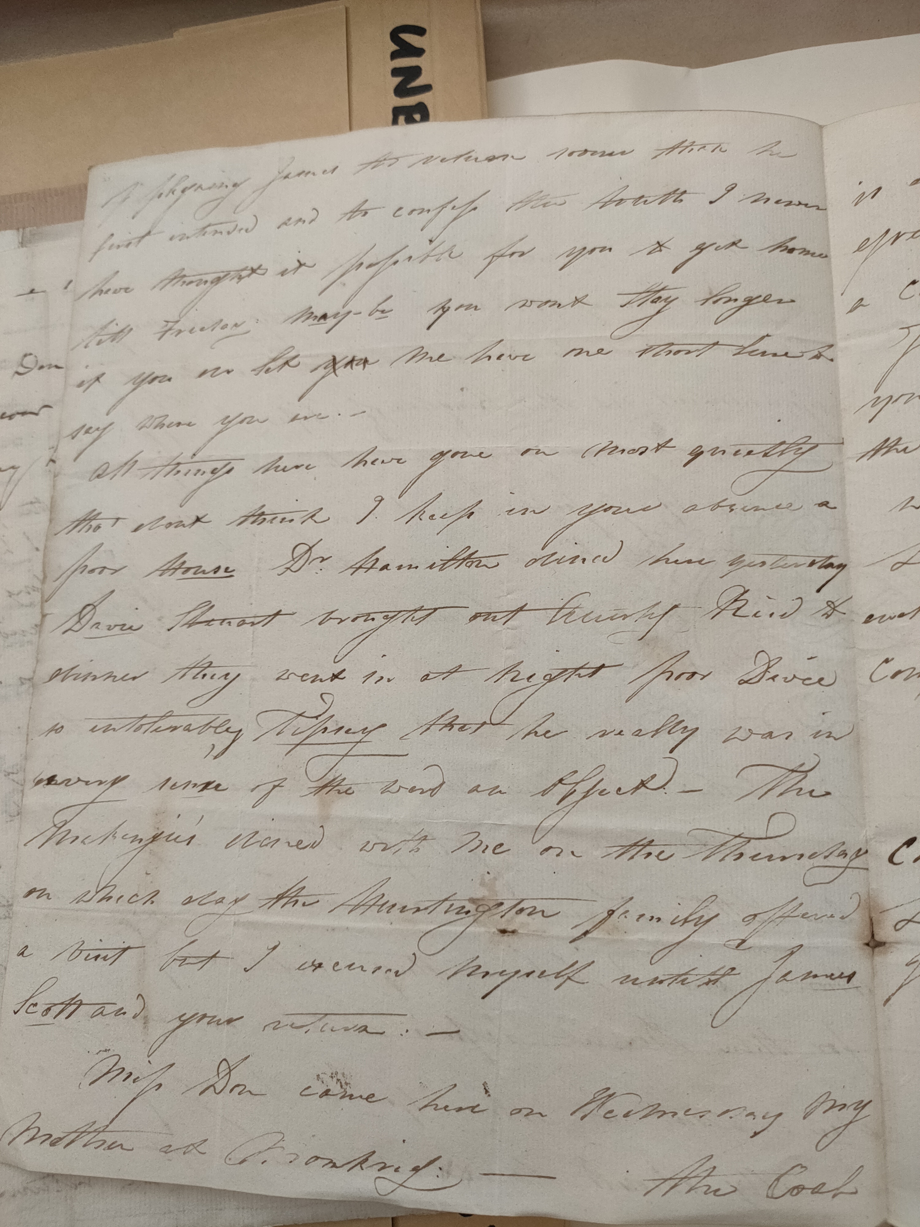 Image #2 of letter: Christina Anderson to David Anderson, 13th July