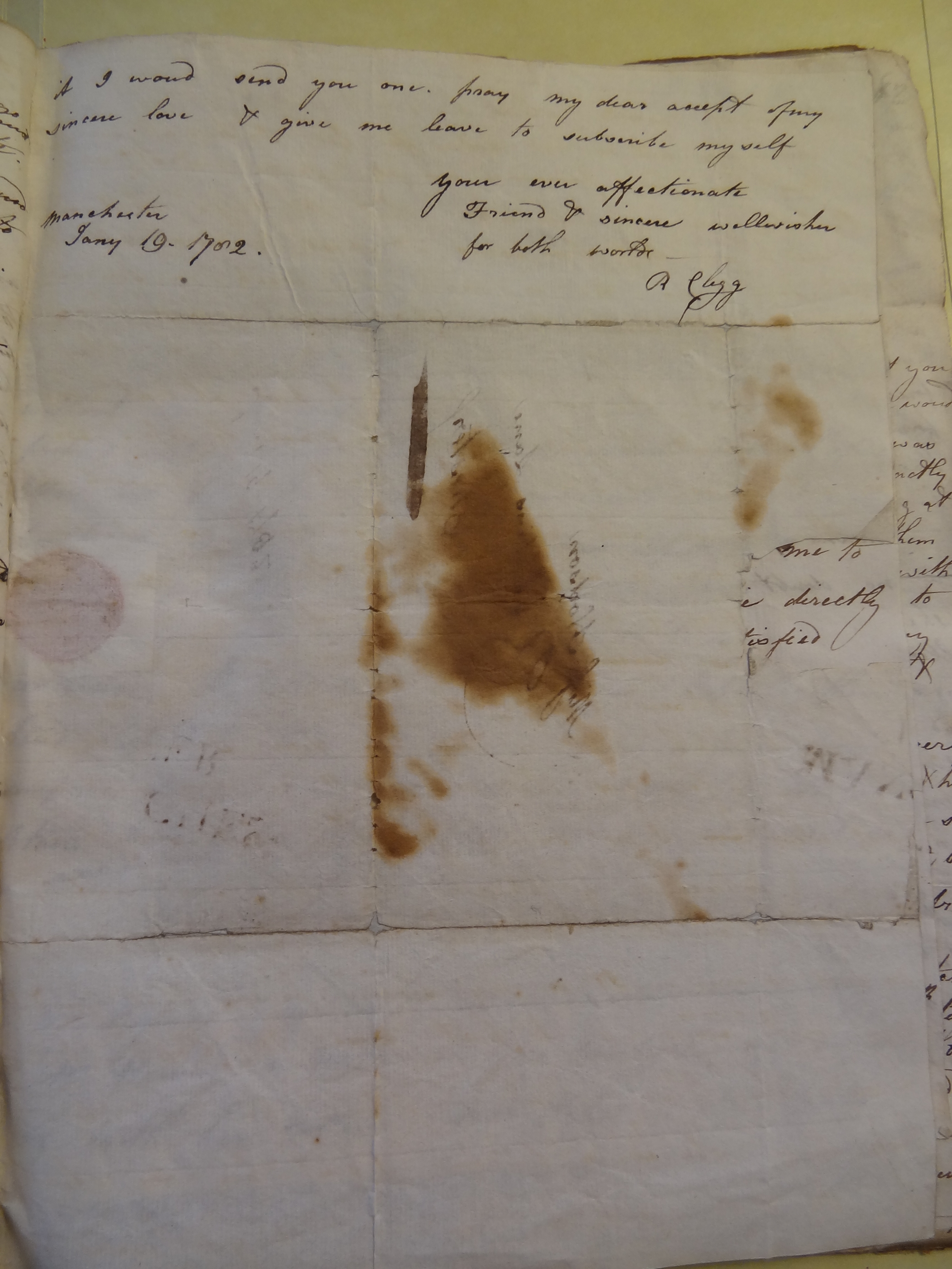Image #3 of letter: Rebekah Bateman to Mary Jane Hodson, 19 January 1782