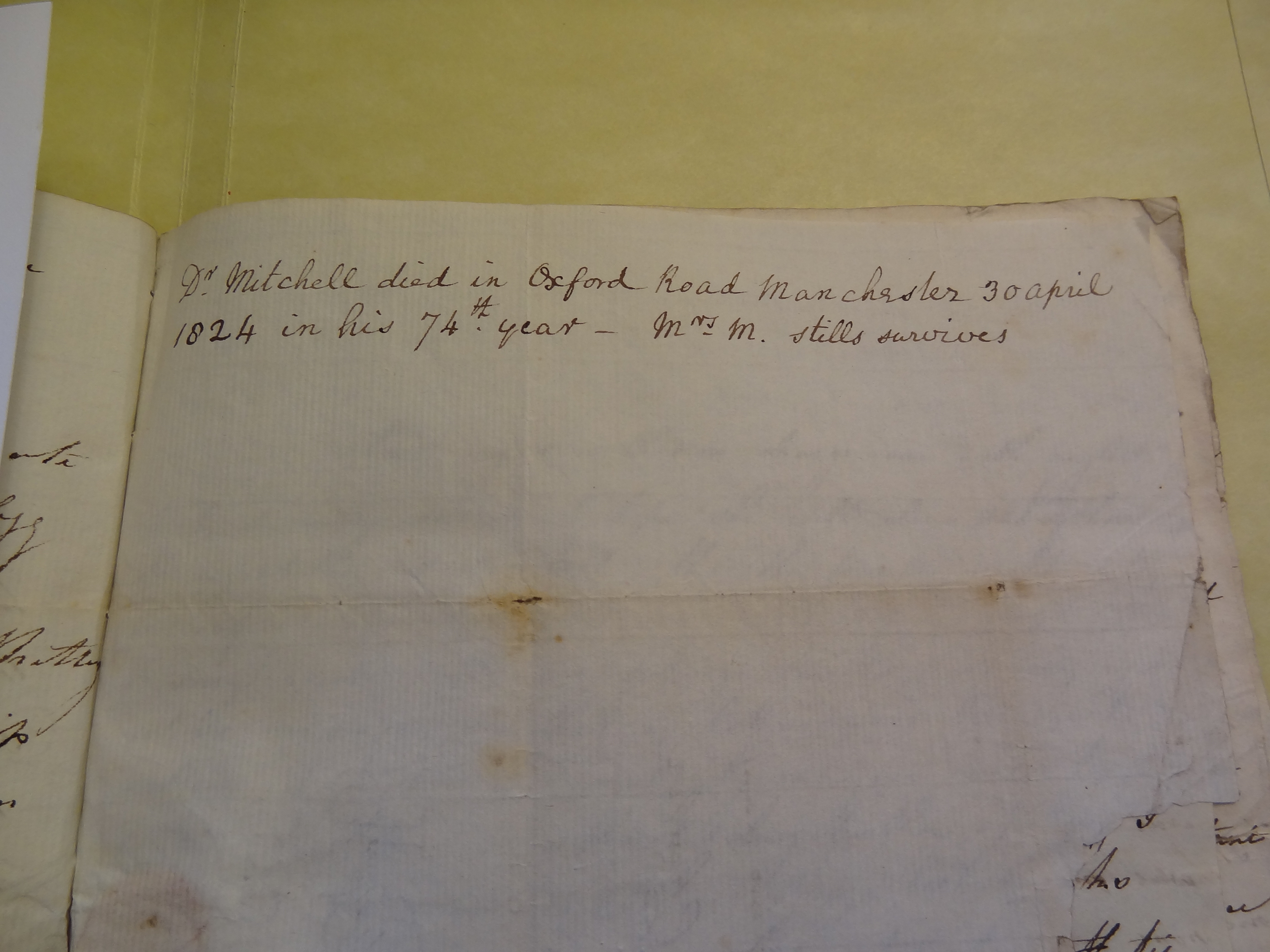 Image #3 of letter: Rebekah Bateman to Mary Jane Hodson, 10 December 1783