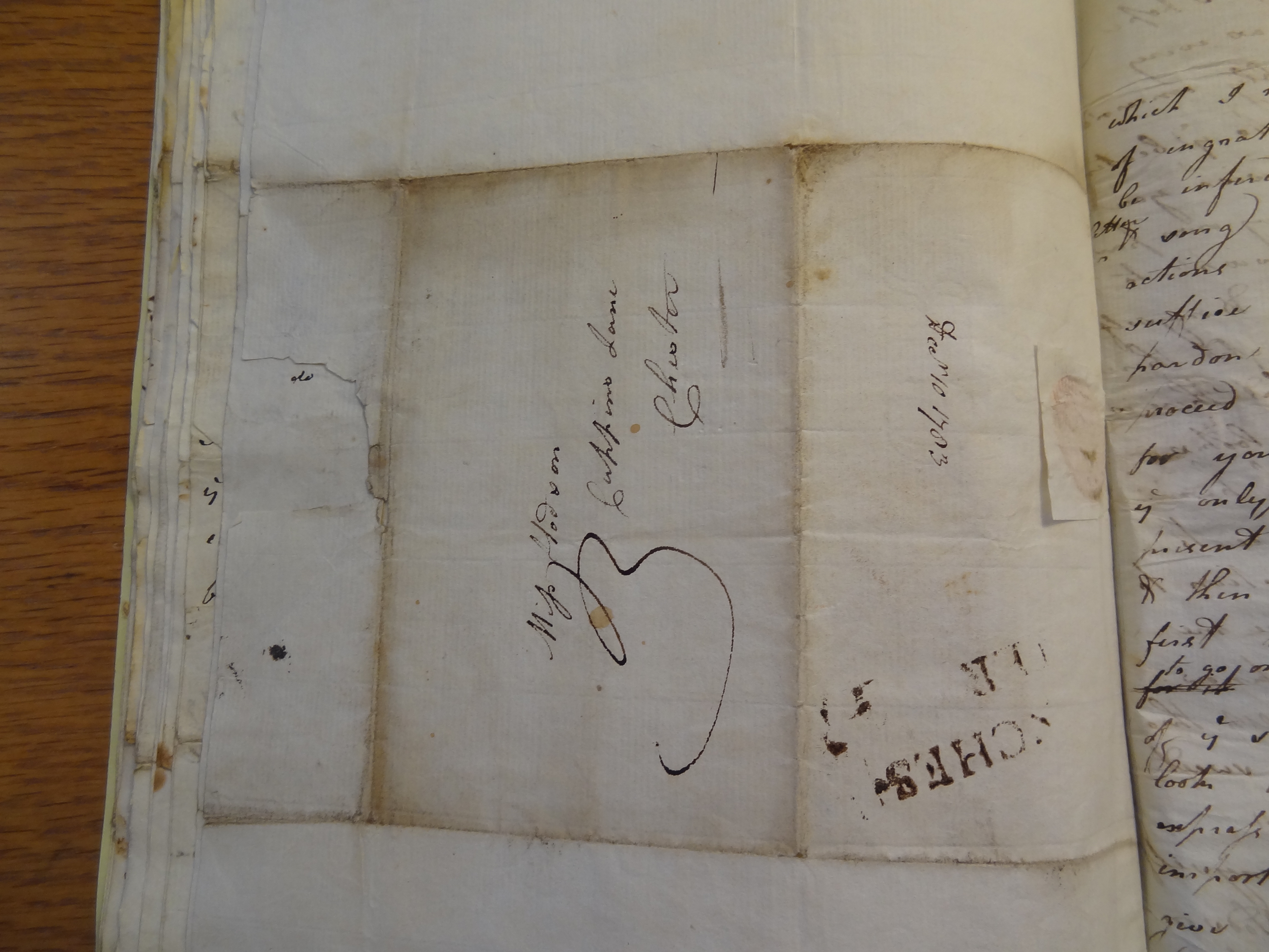 Image #4 of letter: Rebekah Bateman to Mary Jane Hodson, 10 December 1783