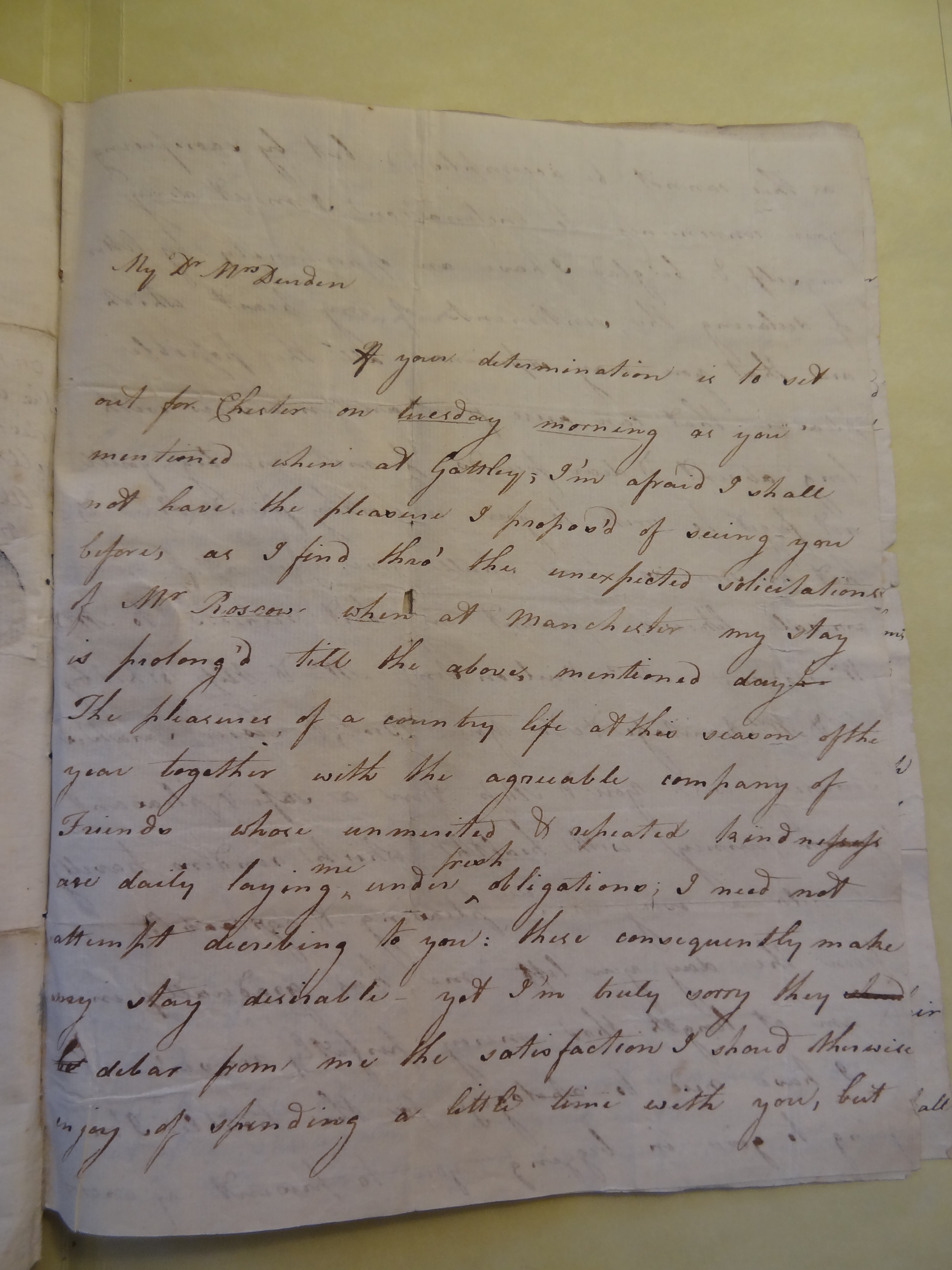 Image #1 of letter: Rebekah Bateman to Mary Jane Hodson, 23 June 1785