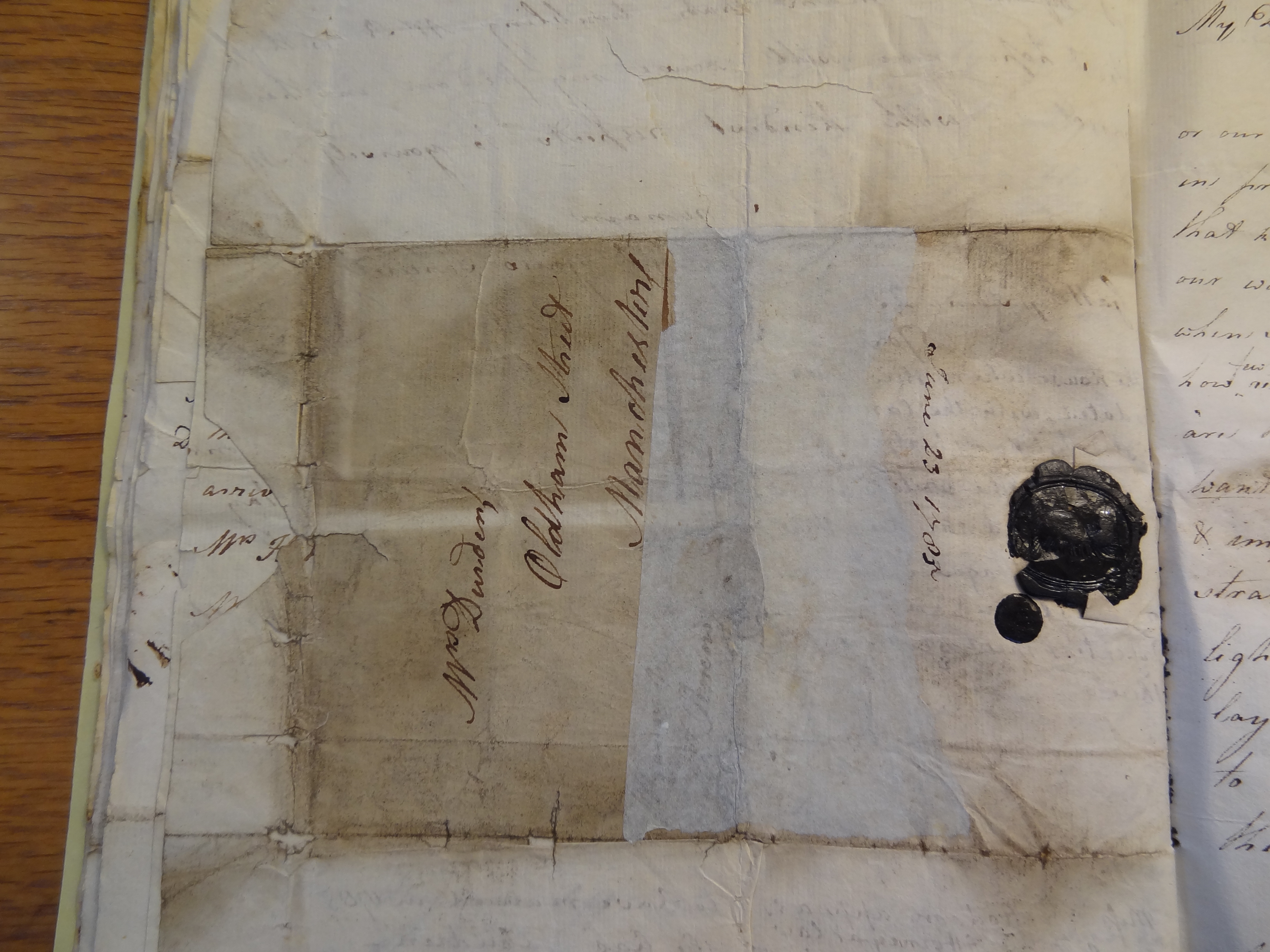 Image #4 of letter: Rebekah Bateman to Mary Jane Hodson, 23 June 1785