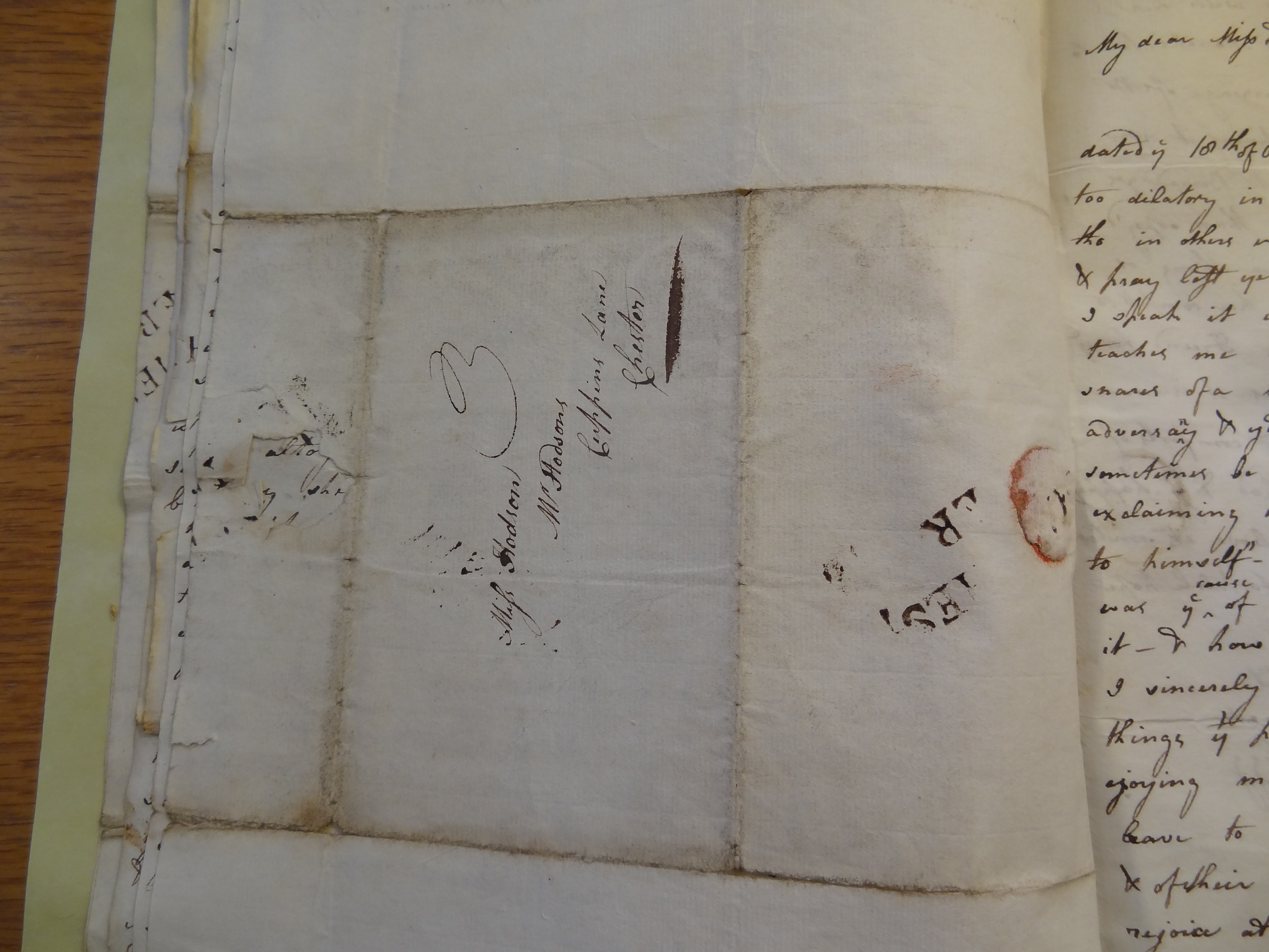 Image #4 of letter: Rebekah Bateman to Mary Jane Hodson, undated