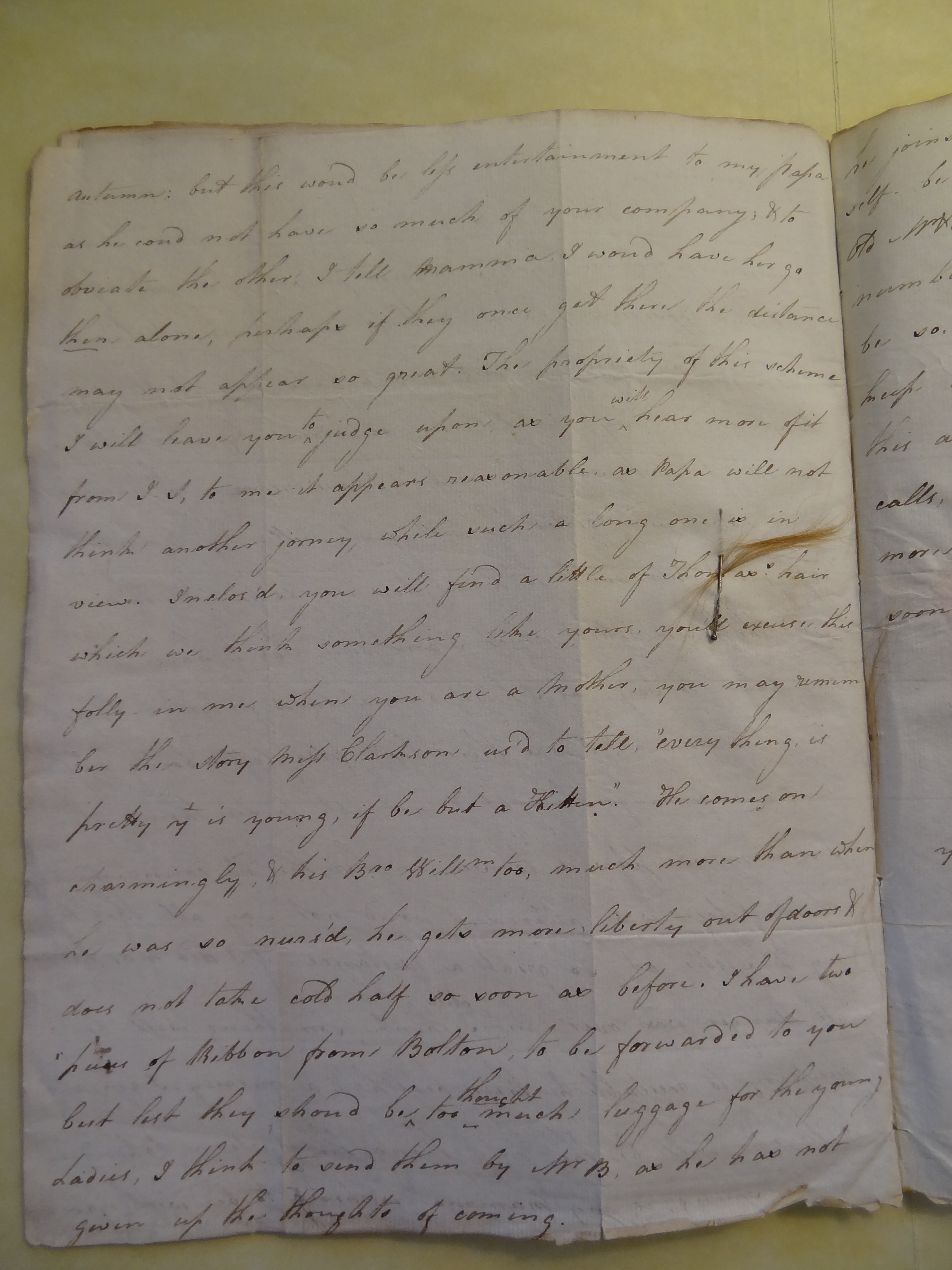 Image #2 of letter: Rebekah Bateman to Elizabeth Wilson, 3 April 1792