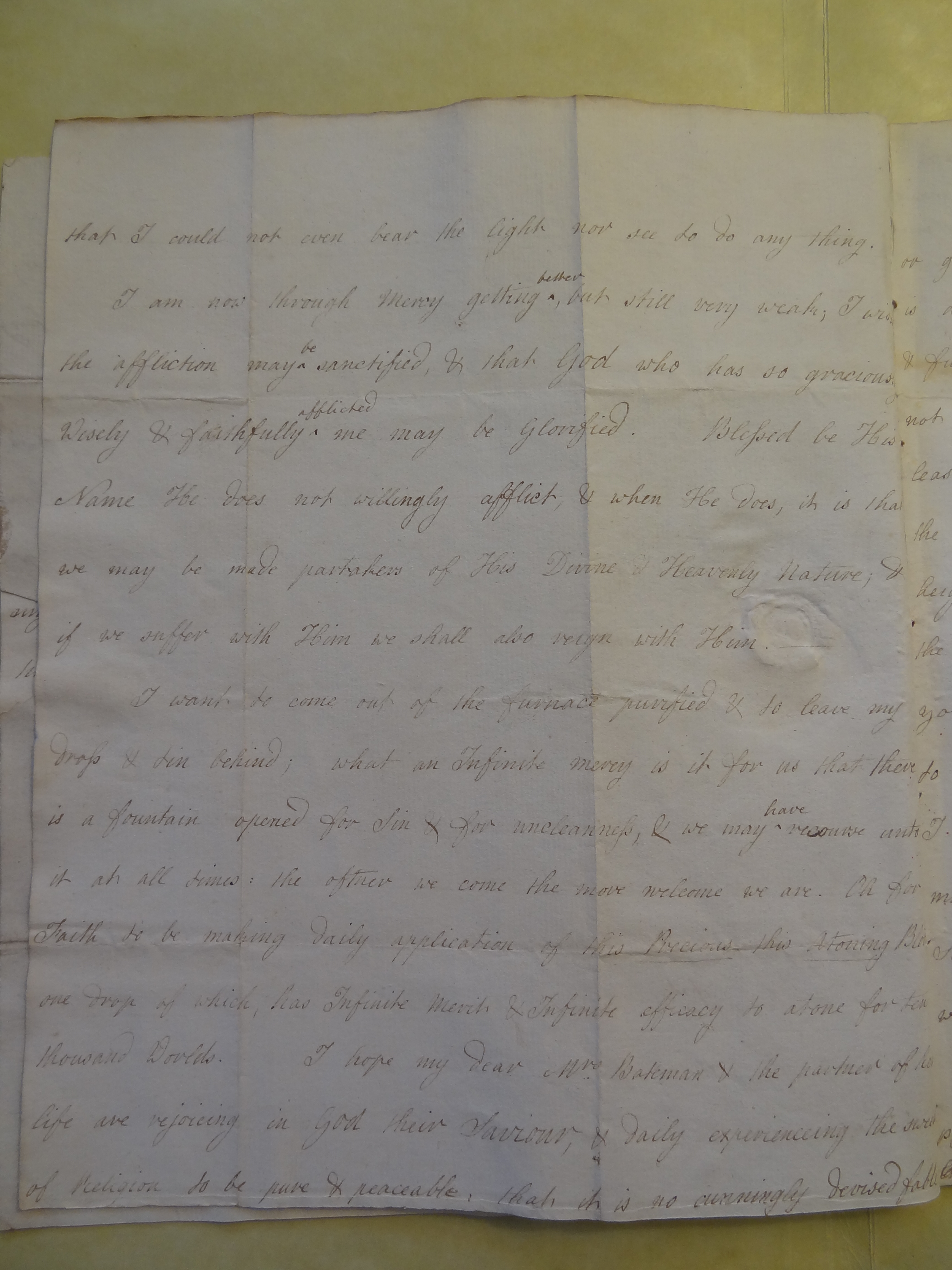 Image #2 of letter: Anna Allwood to Rebekah Bateman, 4 June 1787