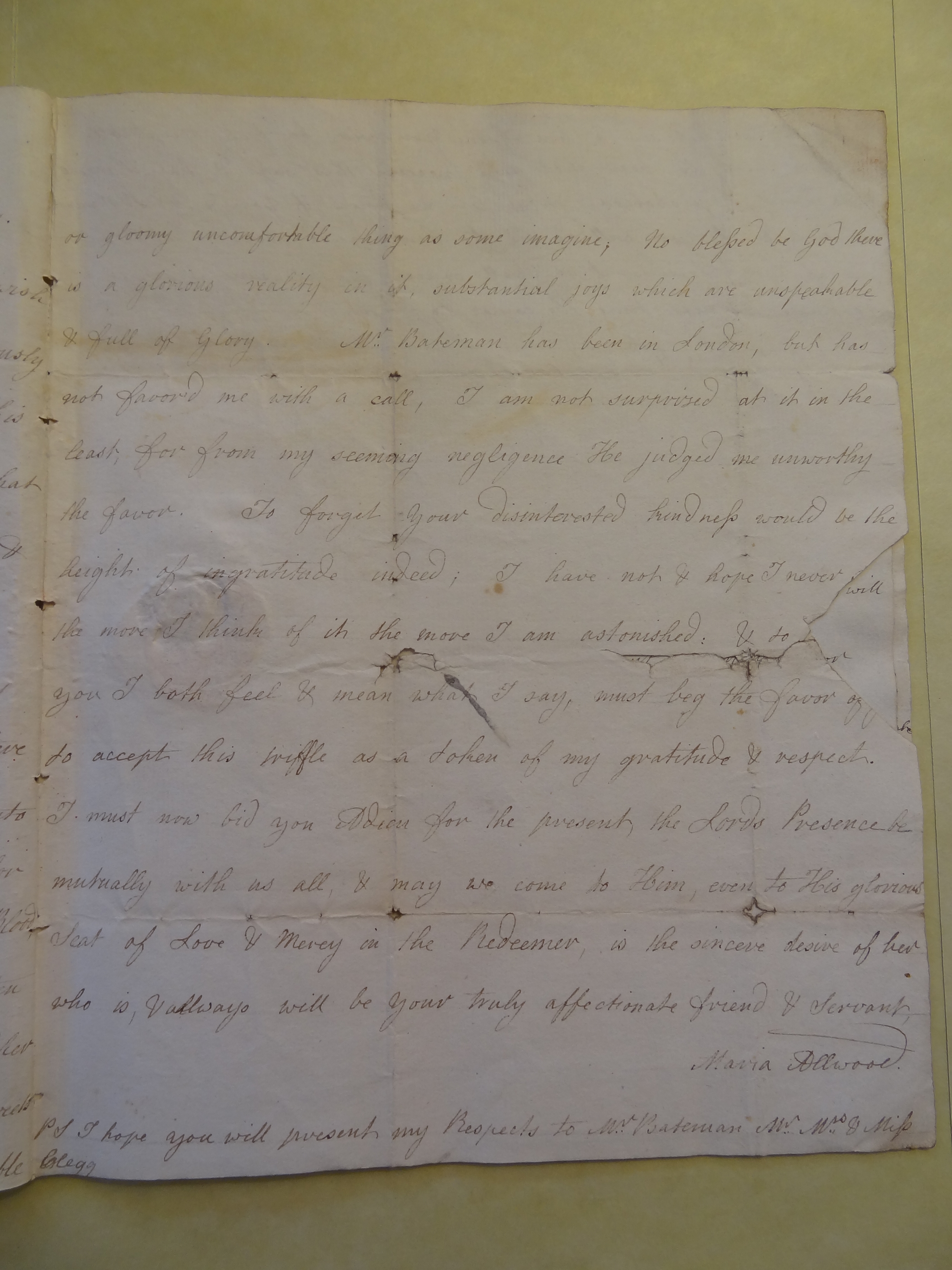 Image #3 of letter: Anna Allwood to Rebekah Bateman, 4 June 1787