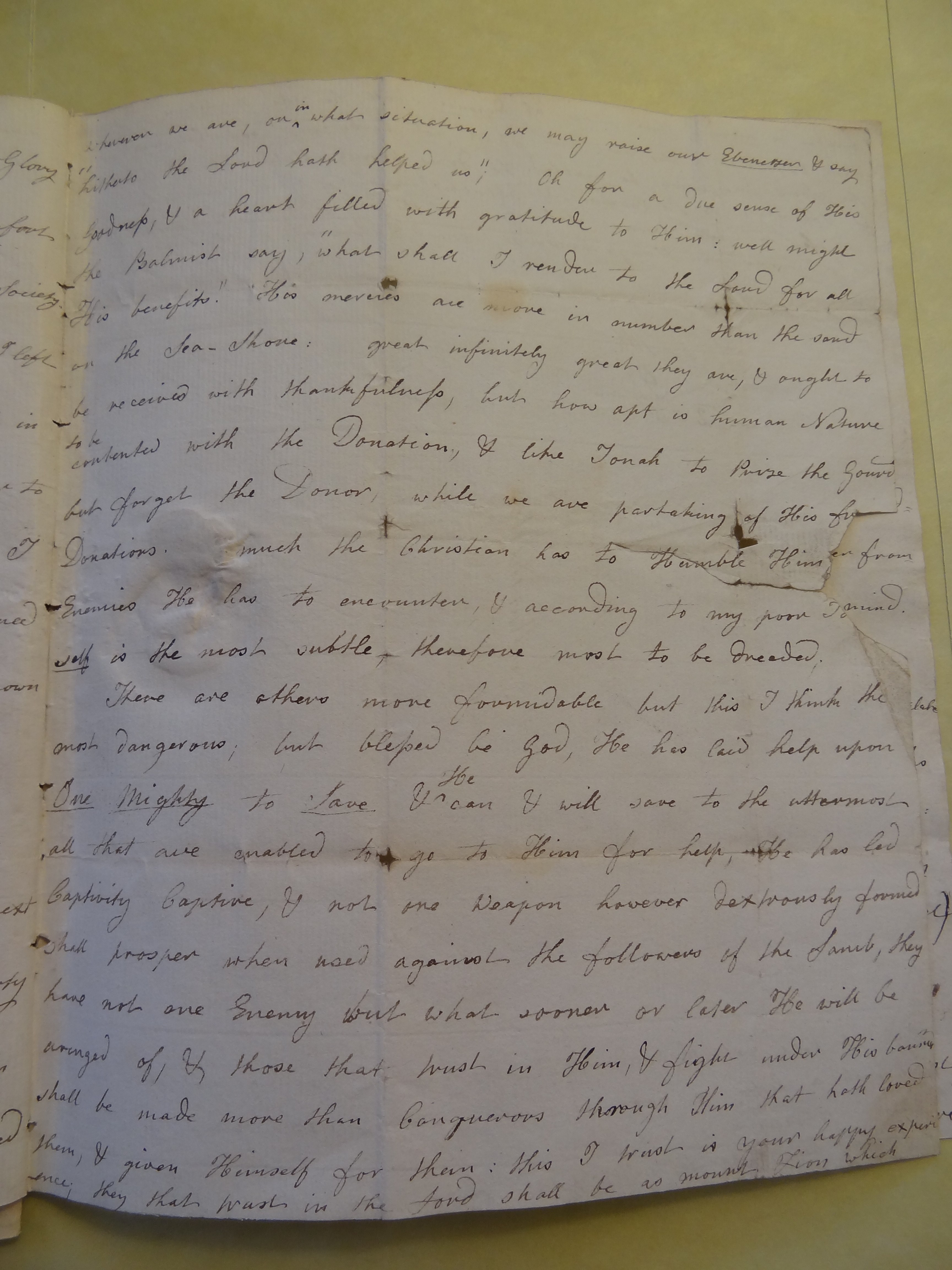 Image #3 of letter: Anna Allwood to Rebekah Bateman, 12 December 1787