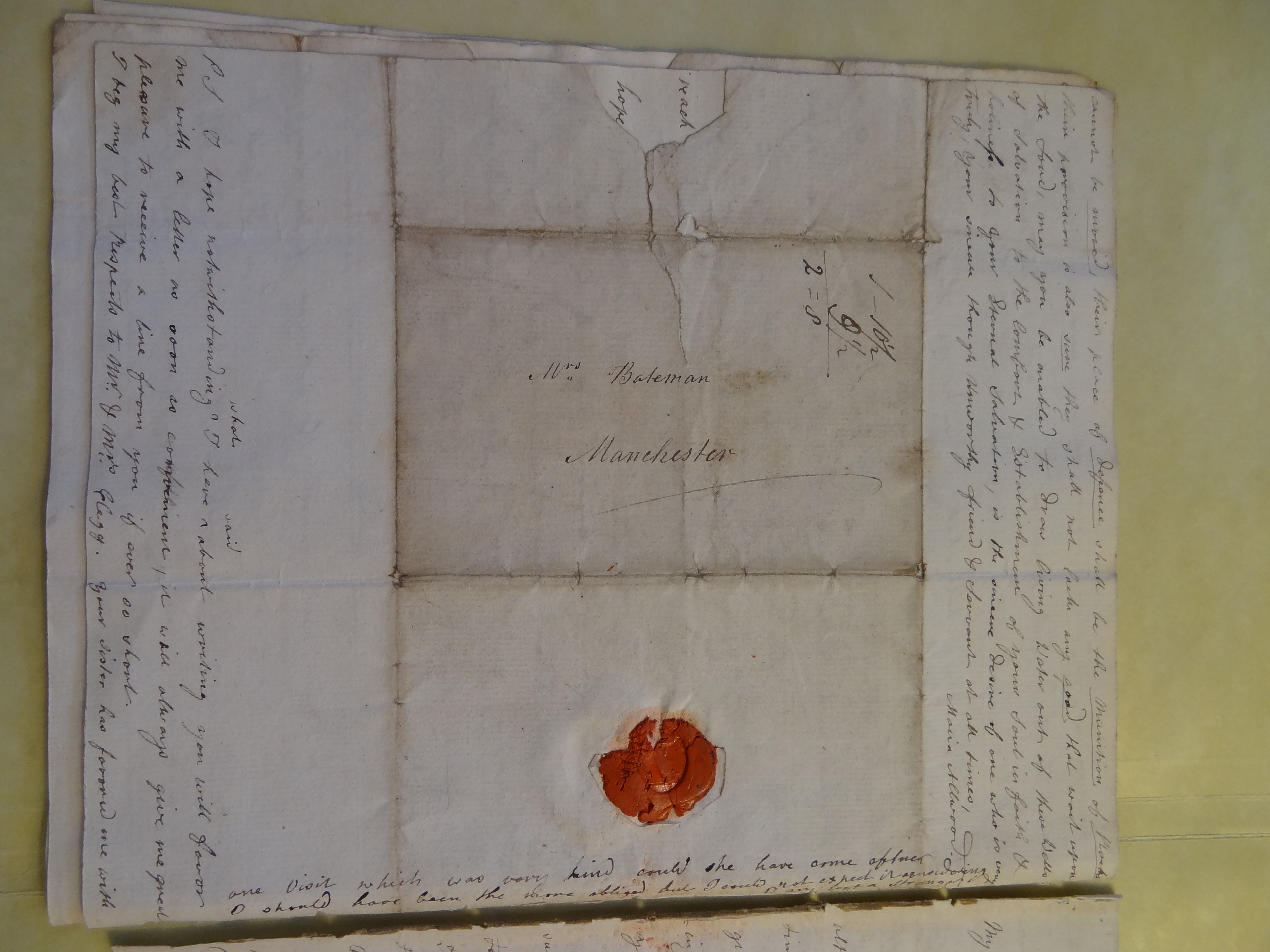 Image #4 of letter: Anna Allwood to Rebekah Bateman, 12 December 1787