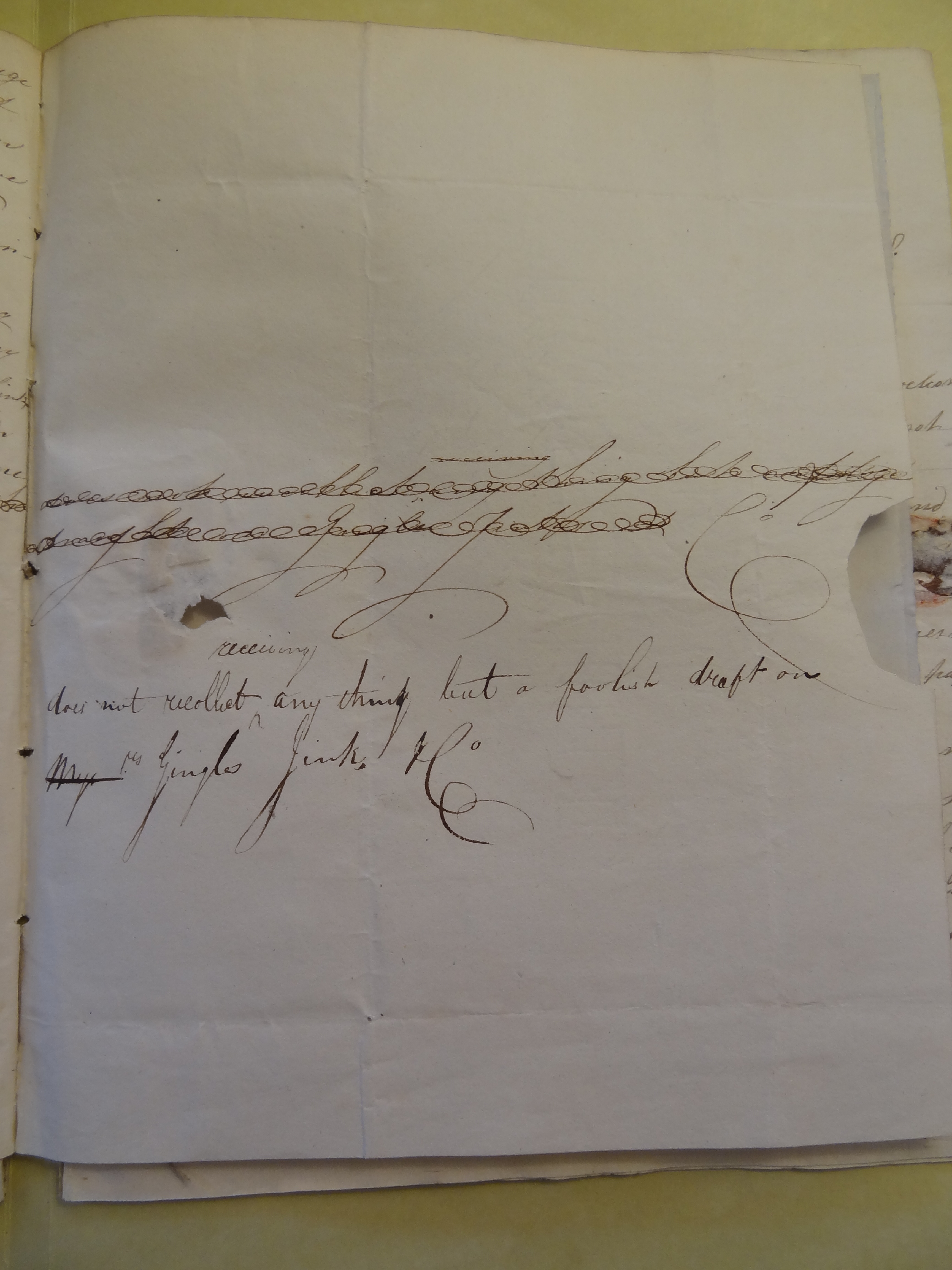 Image #3 of letter: Rebekah Hope to Thomas Bateman, 28 February 1810