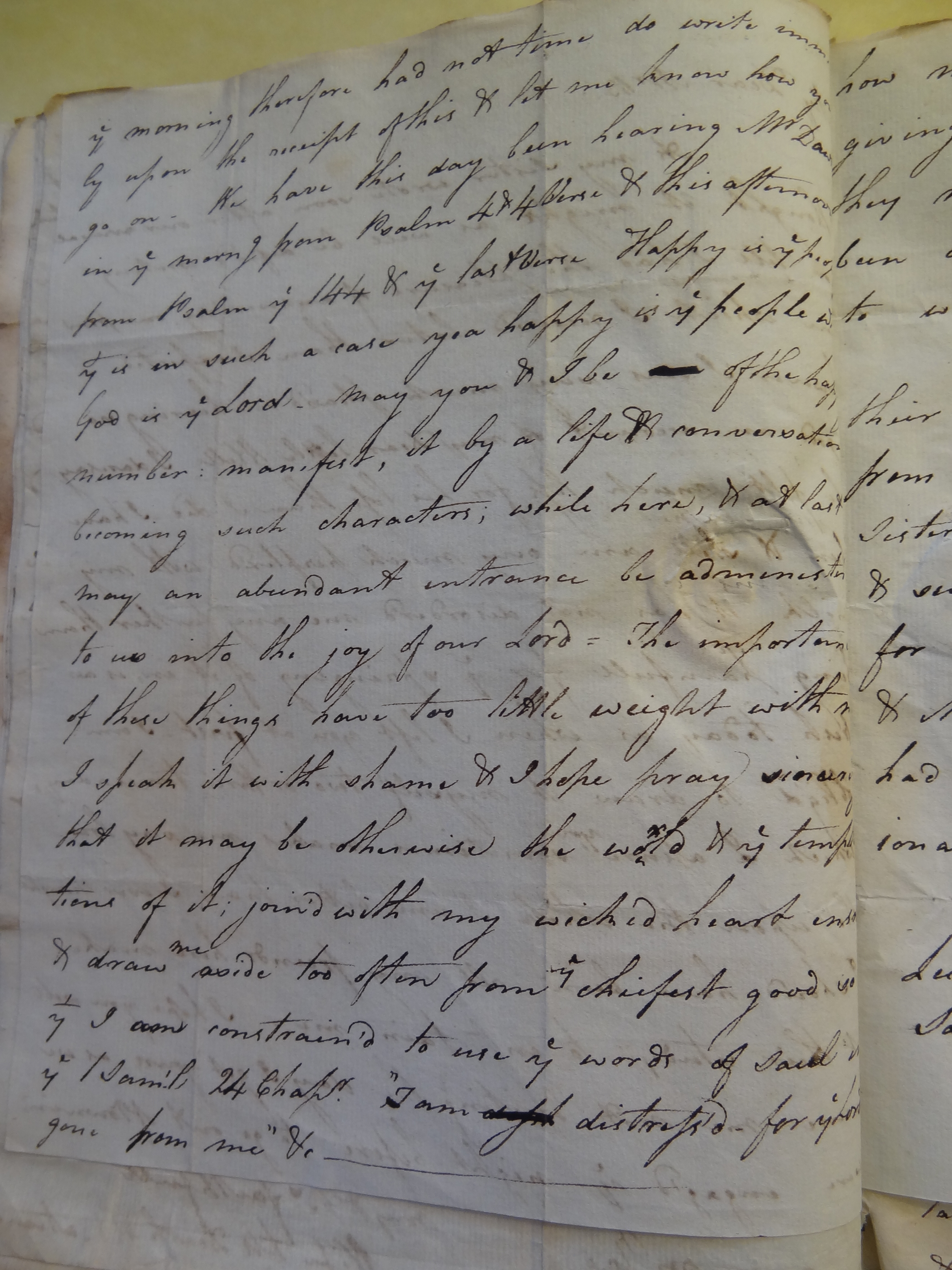 Image #2 of letter: Rebekah Bateman to Thomas Bateman, 12 October 1788