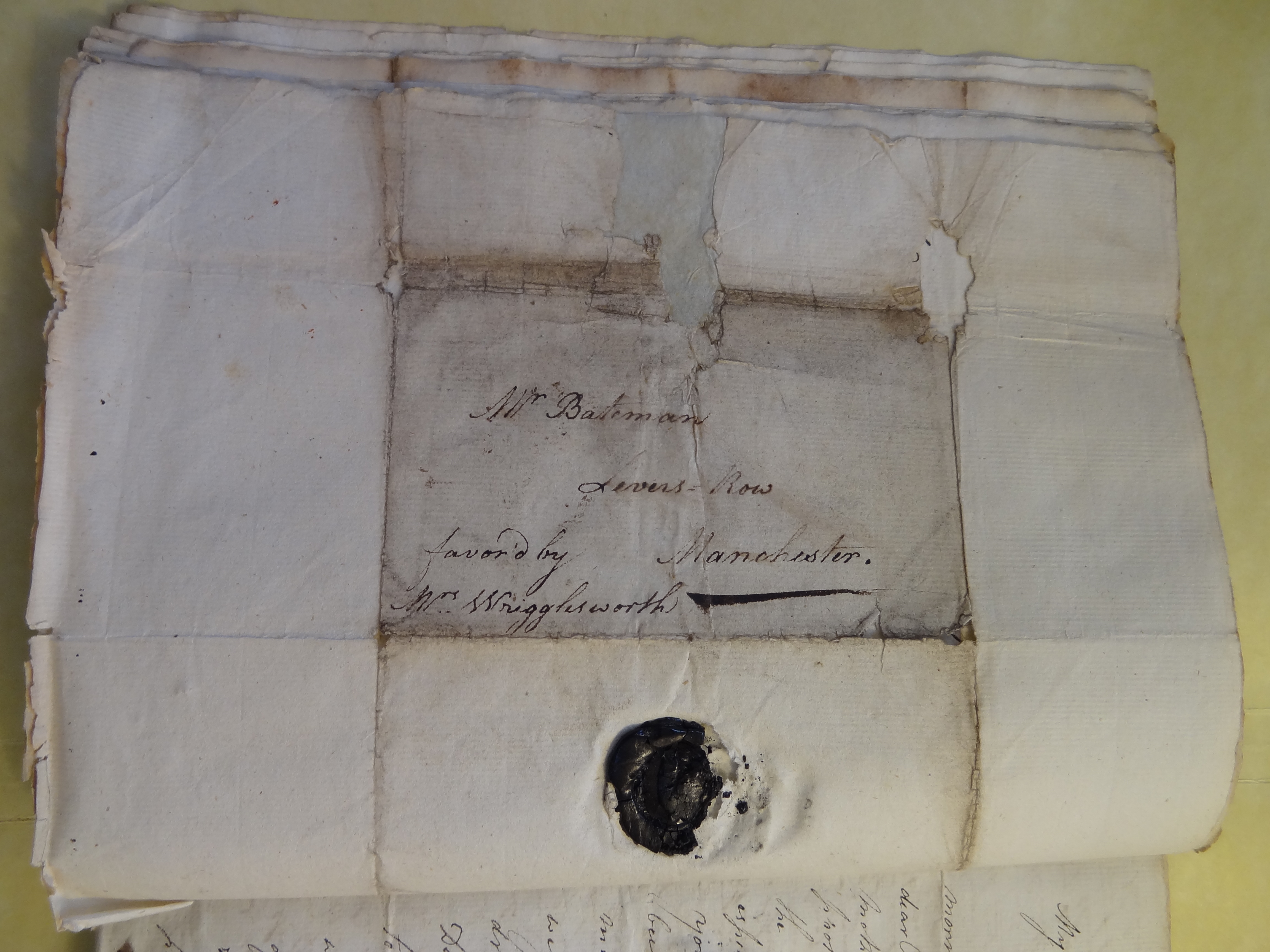 Image #3 of letter: Rebekah Bateman to Thomas Bateman, 13 October 1788