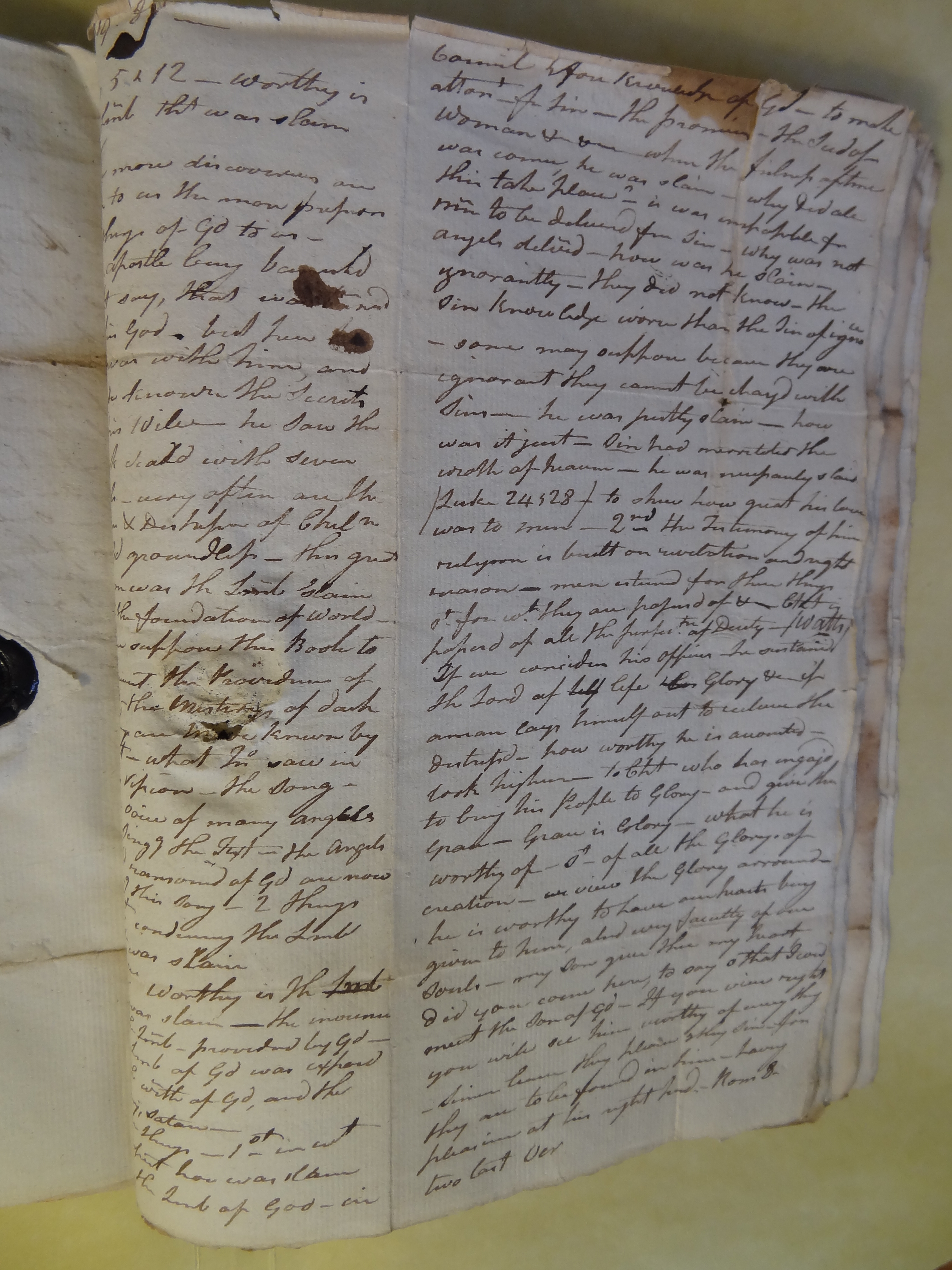 Image #2 of letter: Rebekah Bateman to Thomas Bateman, 1788