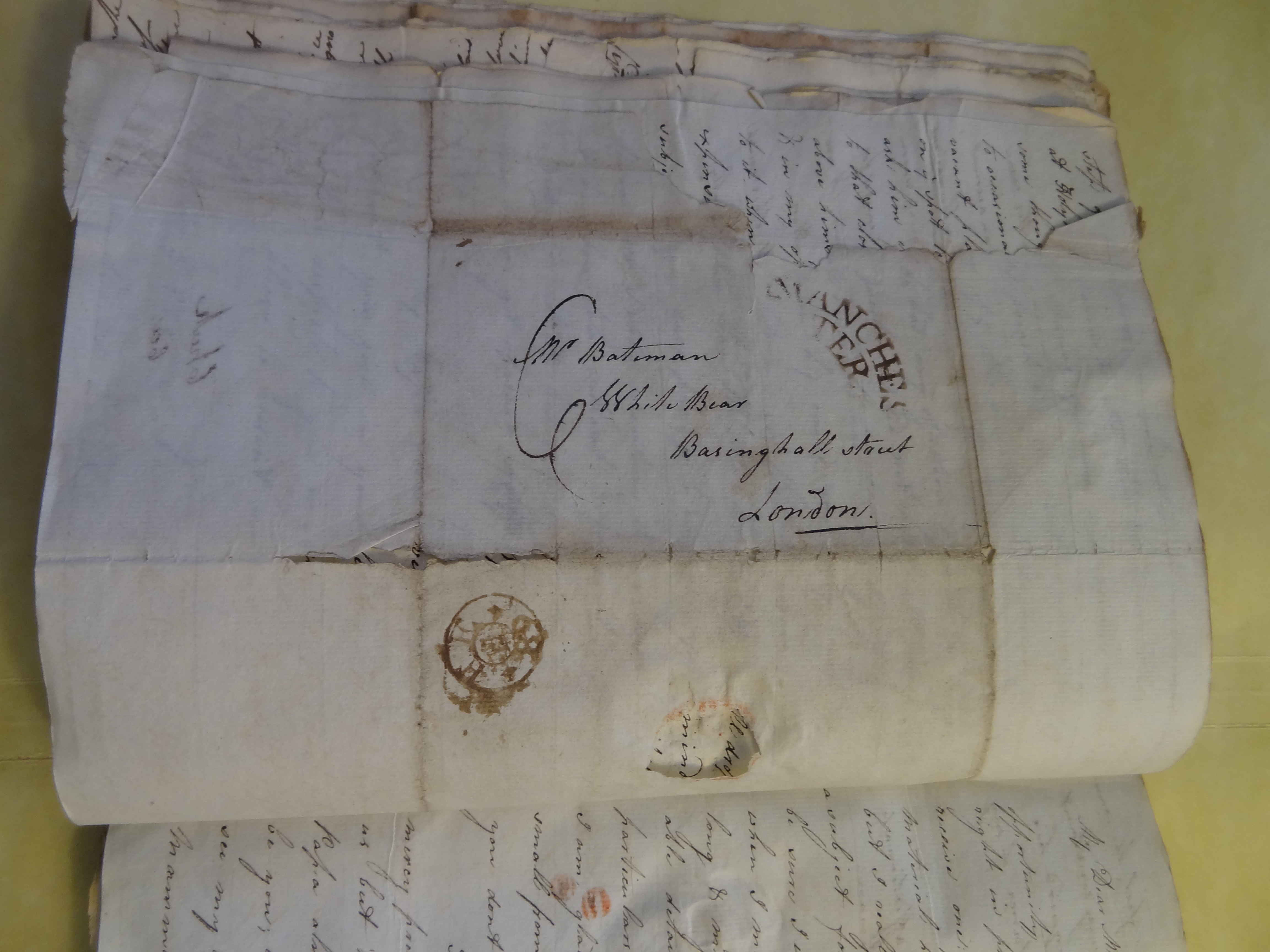 Image #3 of letter: Rebekah Bateman to Thomas Bateman, 9 February 1789