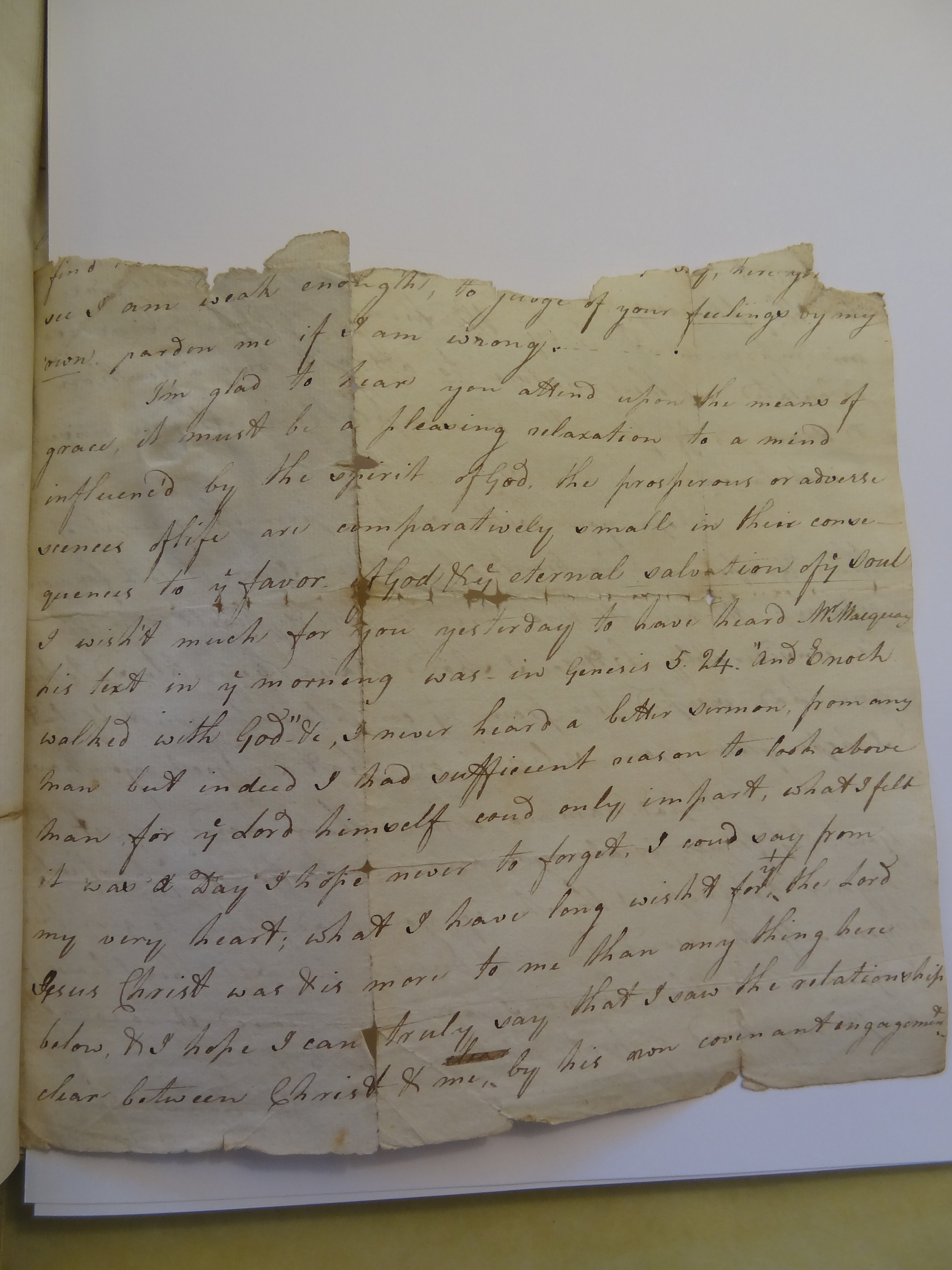 Image #1 of letter: Rebekah Bateman to Thomas Bateman, 16 February 1789