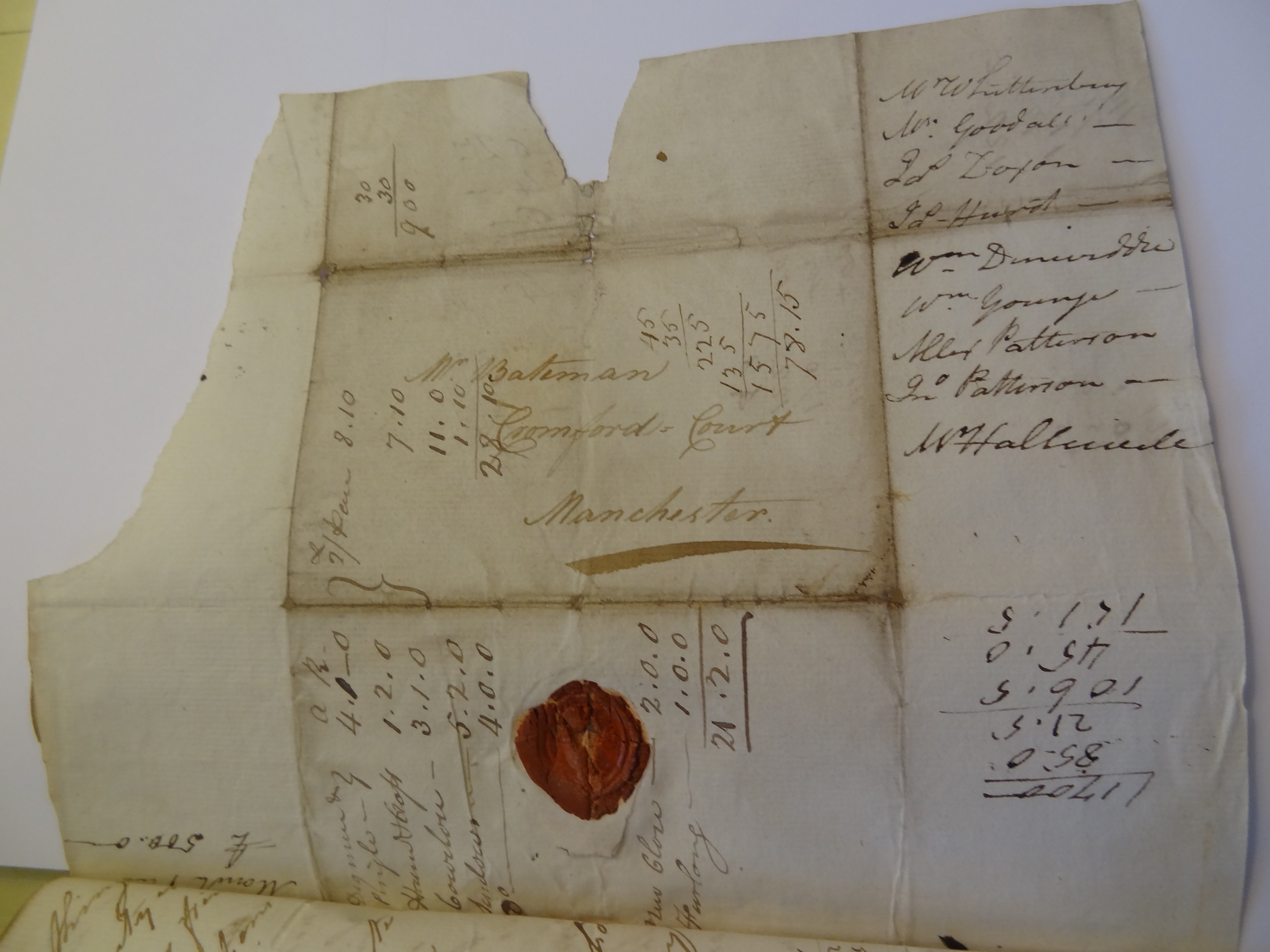 Image #3 of letter: Rebekah Bateman to Thomas Bateman, 11 January 1790