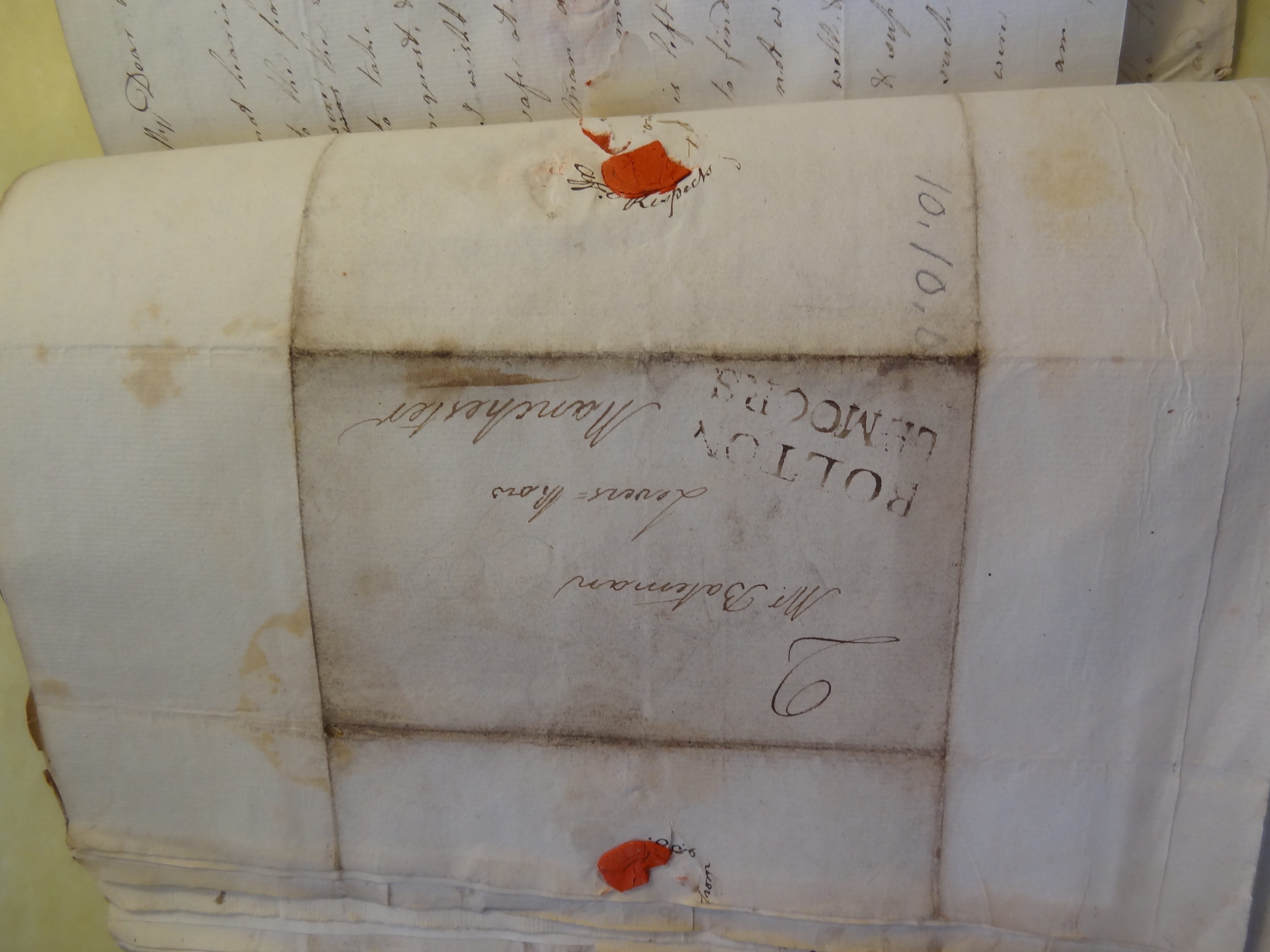 Image #3 of letter: Rebekah Bateman to Thomas Bateman, 7 October 1790